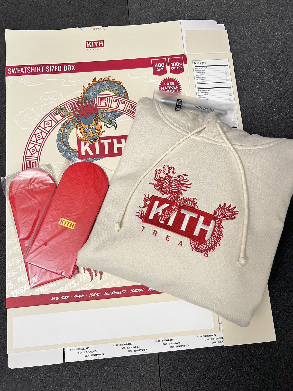 Kith Size Medium Kith Moroccan Serif Tee Shirt - White | Grailed