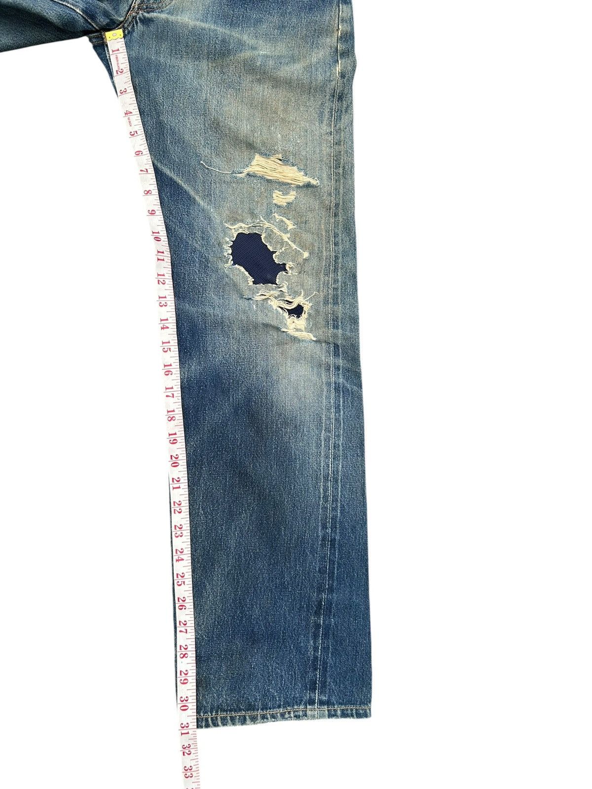 Kapital × Levi's × Vintage Vintage Levi's 501XX Selvedge Reconstructed Repair Denim Size US 31 - 21 Thumbnail