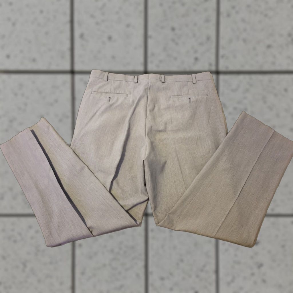 Polo Ralph Lauren Polo Ralph Lauren Pants Mens Dress Pants 36x30 Gray Slim Straight Flat Front Chino Slack Trousers Size US M / EU 48-50 / 2 - 1 Thumbnail