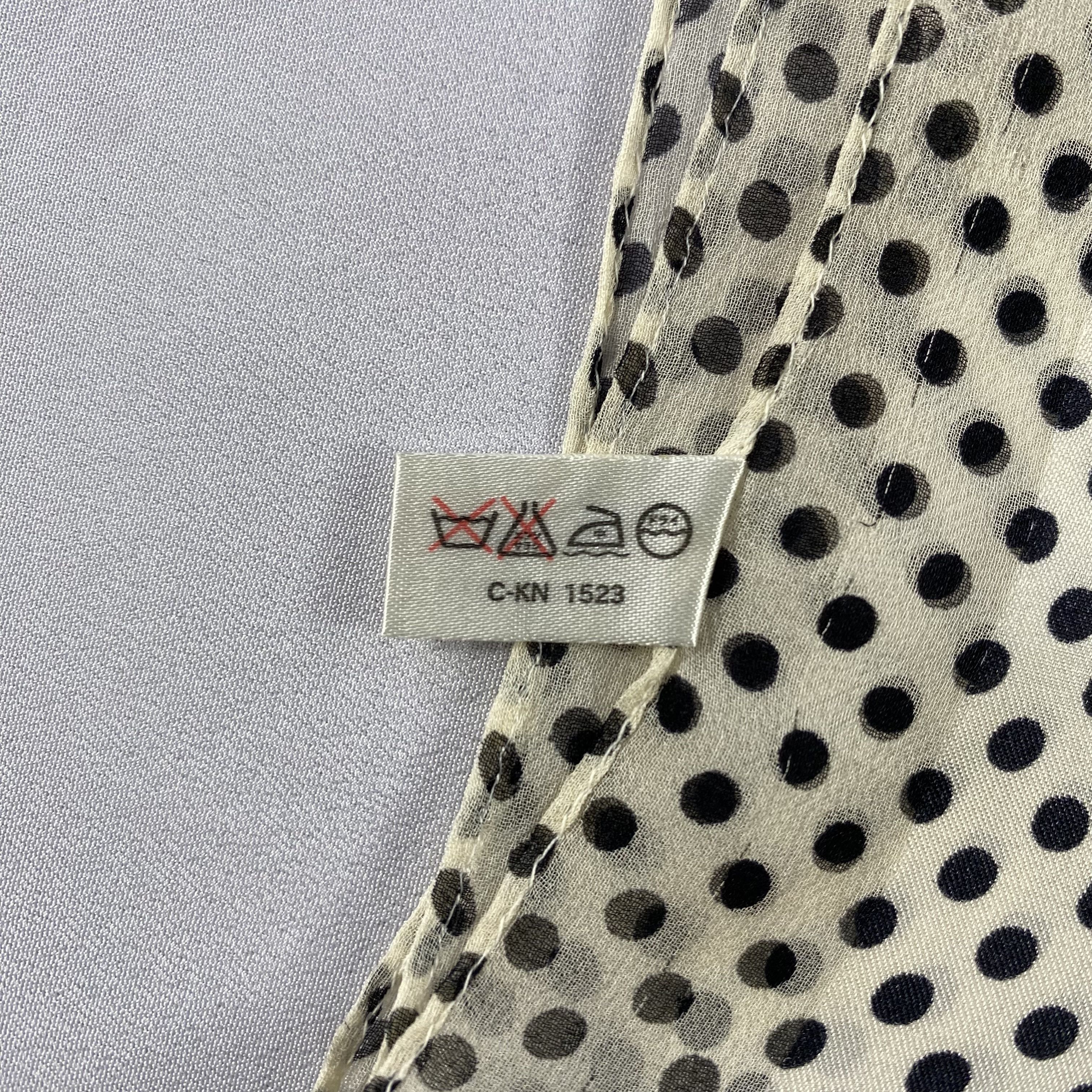 Japanese Brand × Vintage Vintage Polka Dot Silk Scarf SS073 Size ONE SIZE - 6 Thumbnail