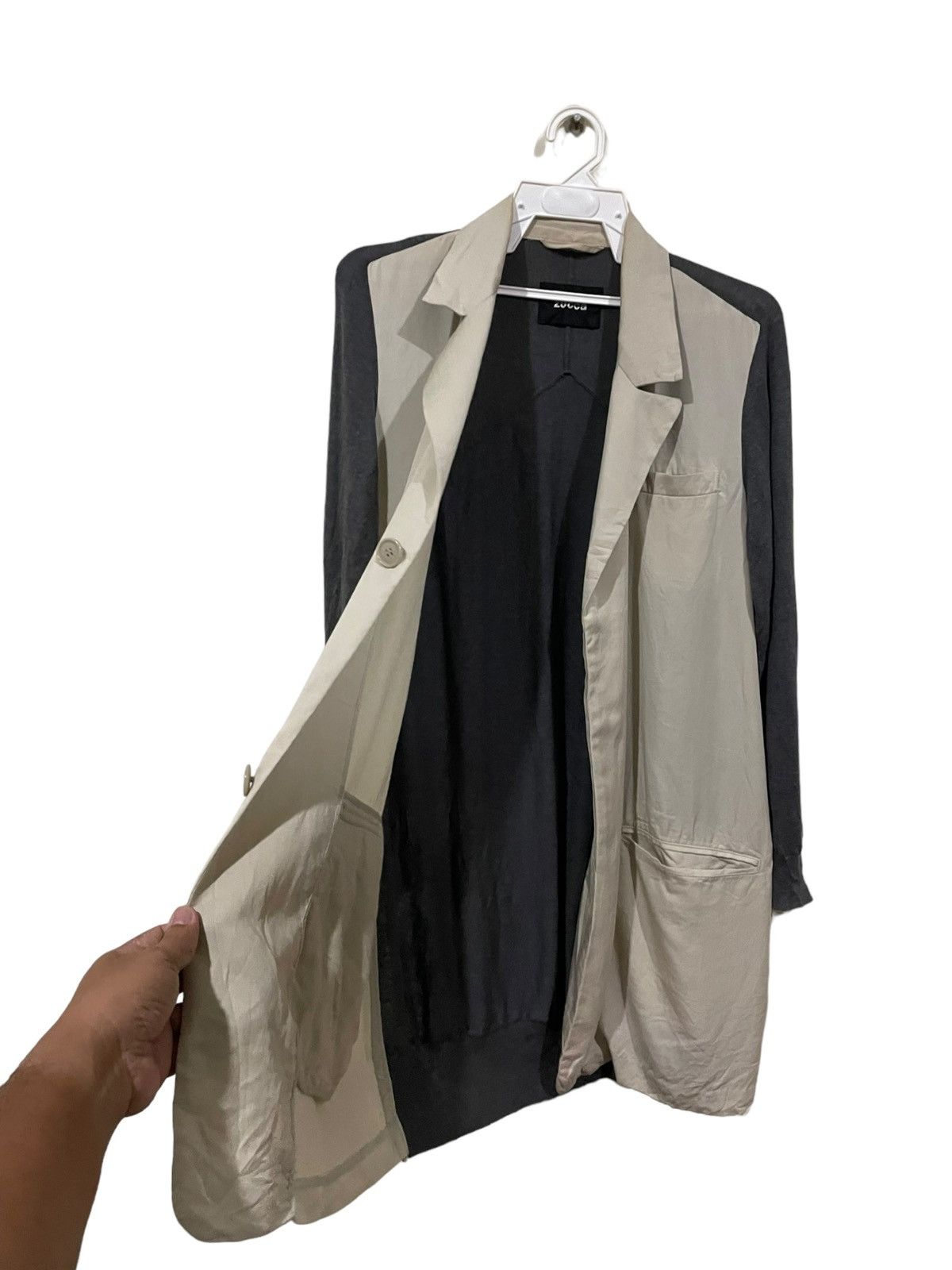 CABANE de ZUCCa Issey Miyake Zucca Double Tone Reflective Collar Jacket Size M / US 6-8 / IT 42-44 - 7 Thumbnail