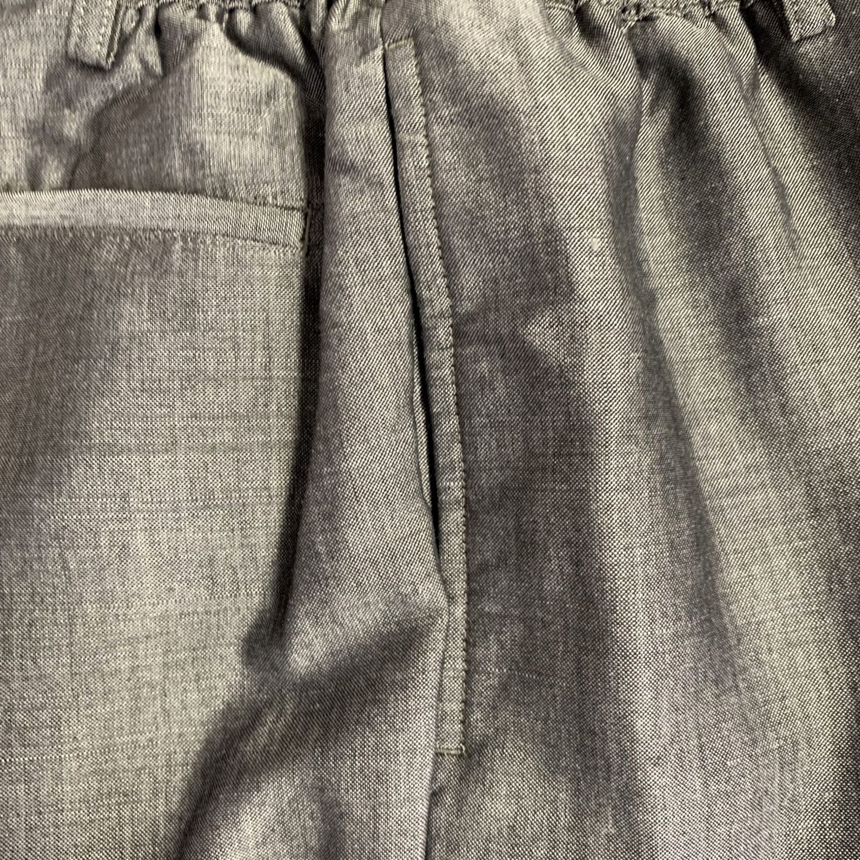 Vintage COMME des GARCONS HOMME DEUX Size M Grey Charcoal Mohair Wool Casual Pants Mens Size US 31 - 3 Thumbnail