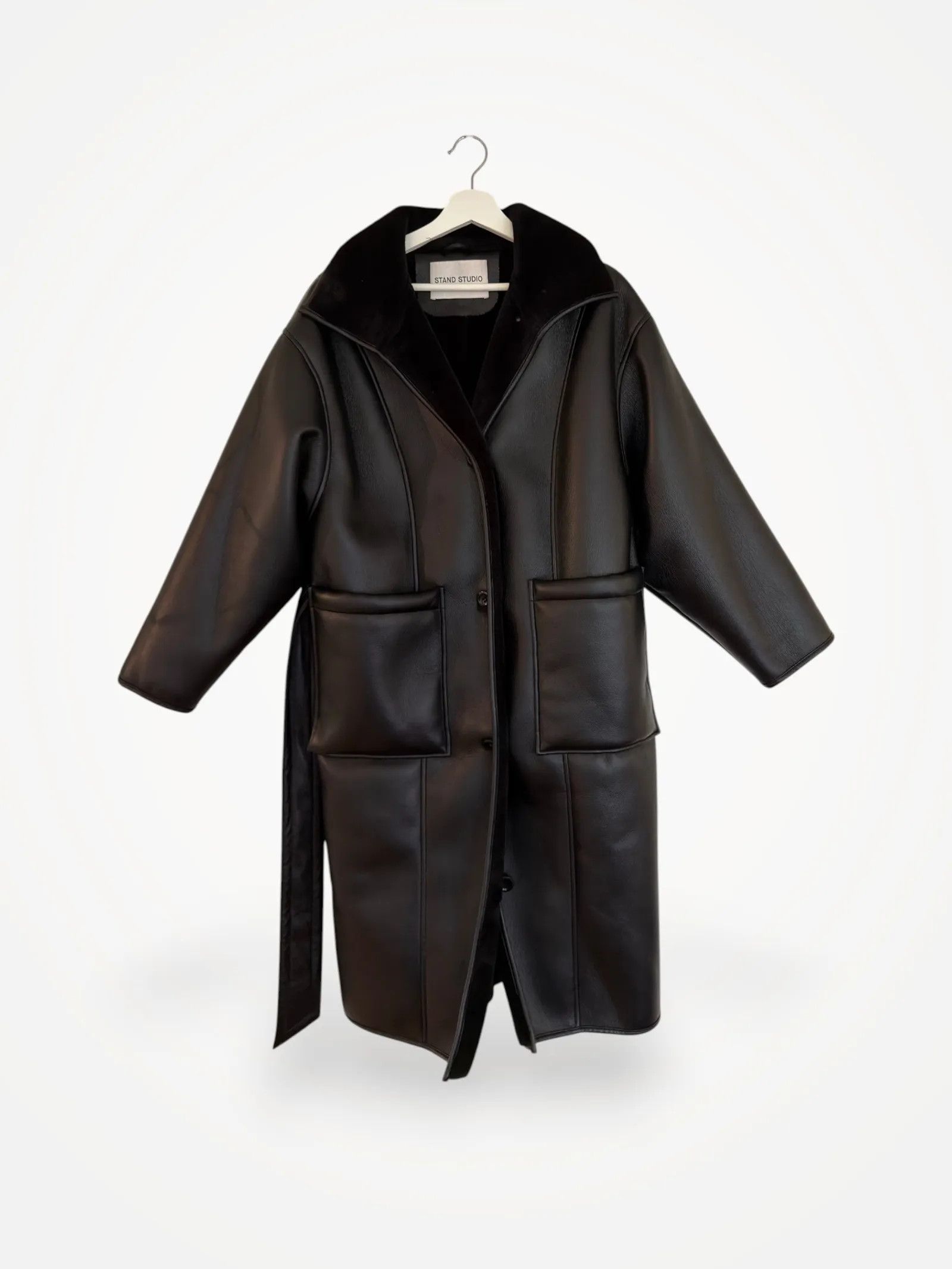 Stand Studio Coat in Black, Women's (Size Xs)