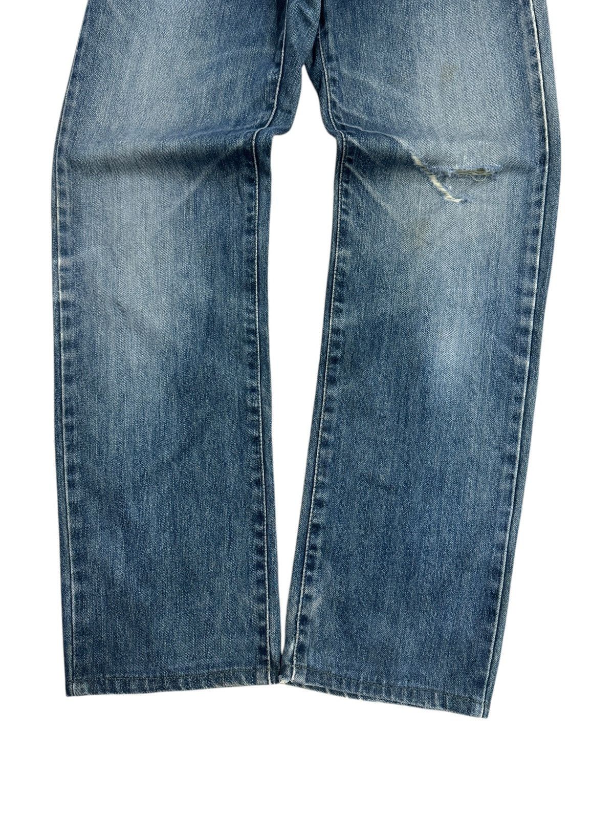 Edwin × Vintage EDWIN 403 DISTRESSED DESIGN DENIM JEANS Size US 28 / EU 44 - 6 Thumbnail