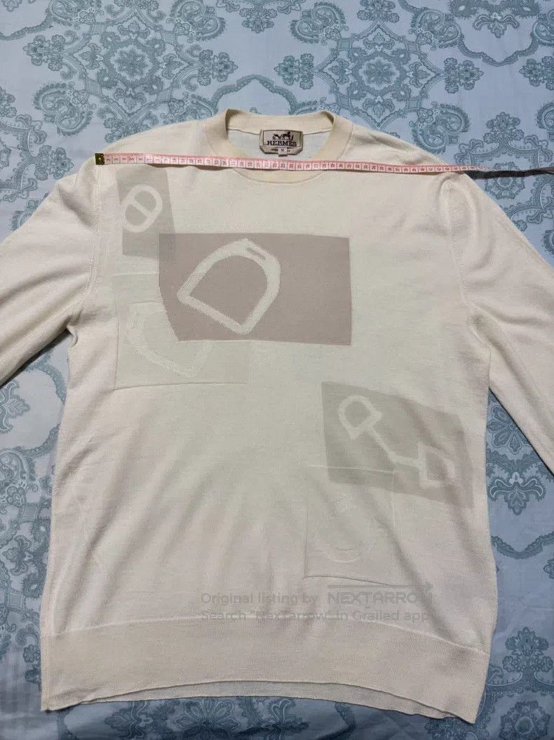 Hermes Hermes Cashmere Sweater, 80% Cashmere + 20% Mulberry Silk, Size M / US 6-8 / IT 42-44 - 3 Thumbnail