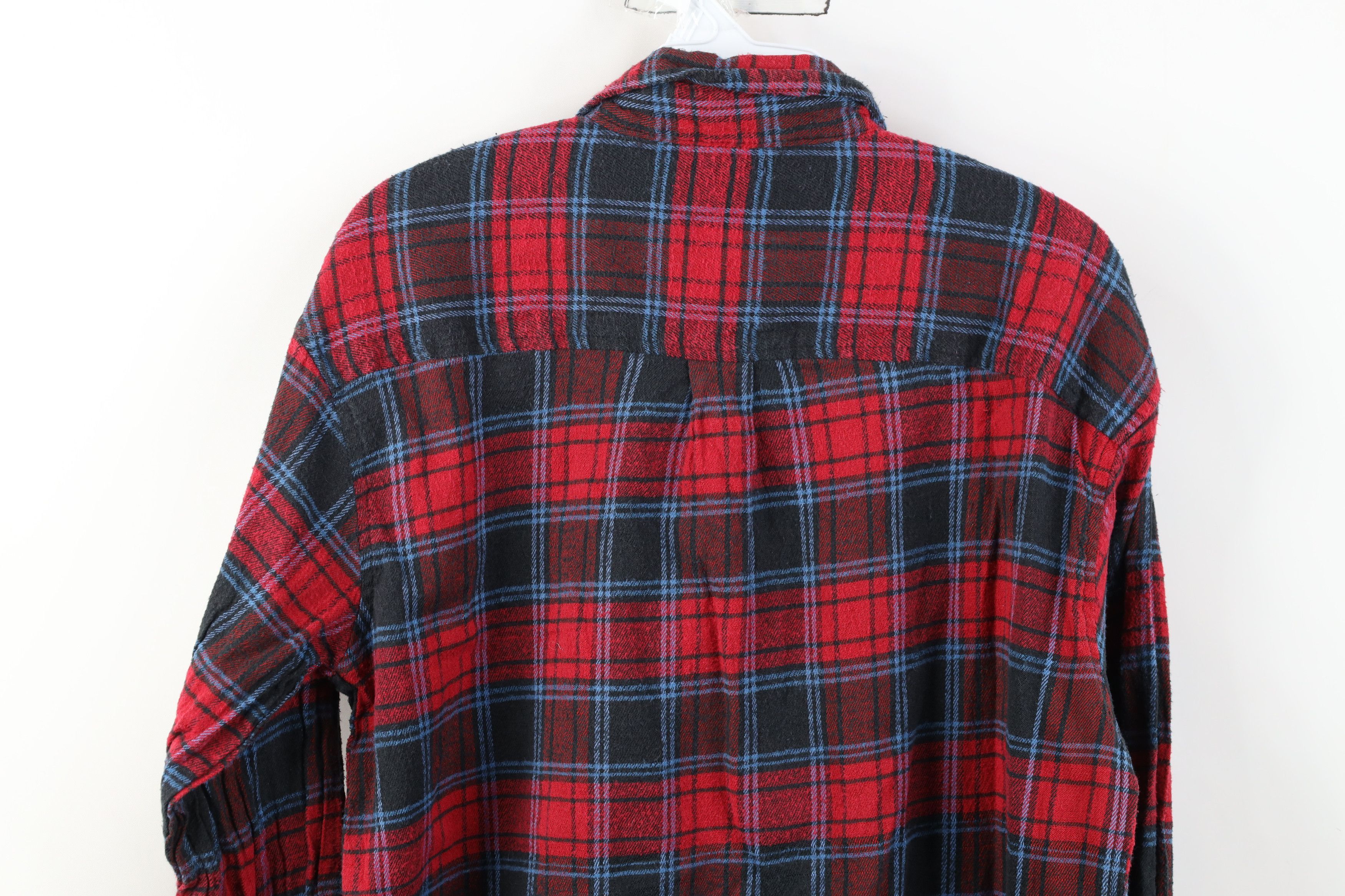 Vintage Vintage 90s Streetwear Flannel Collared Button Shirt Plaid Size US M / EU 48-50 / 2 - 9 Thumbnail