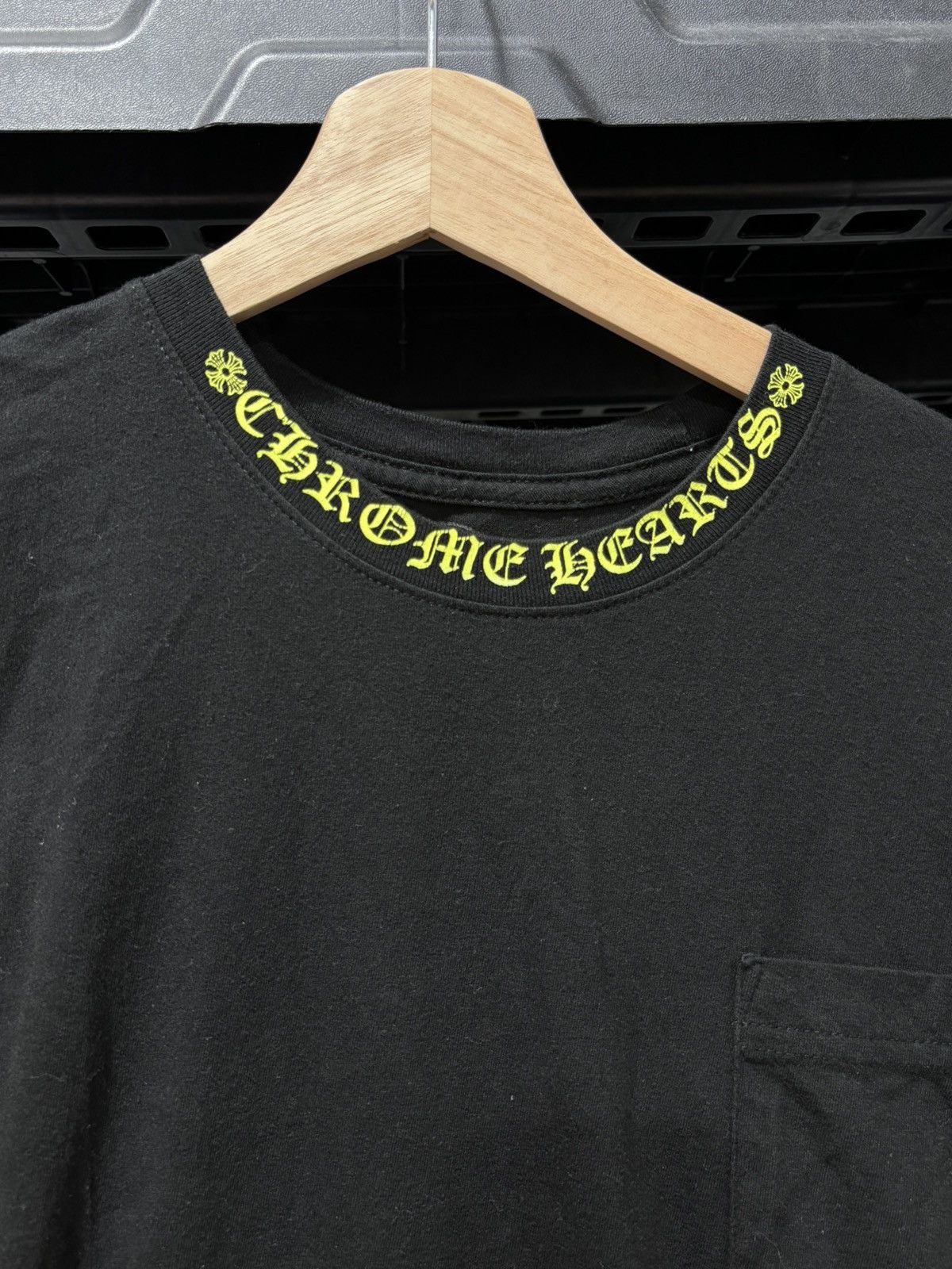Chrome Hearts Chrome Hearts Neon Script Logo Black Tee Size US M / EU 48-50 / 2 - 2 Thumbnail