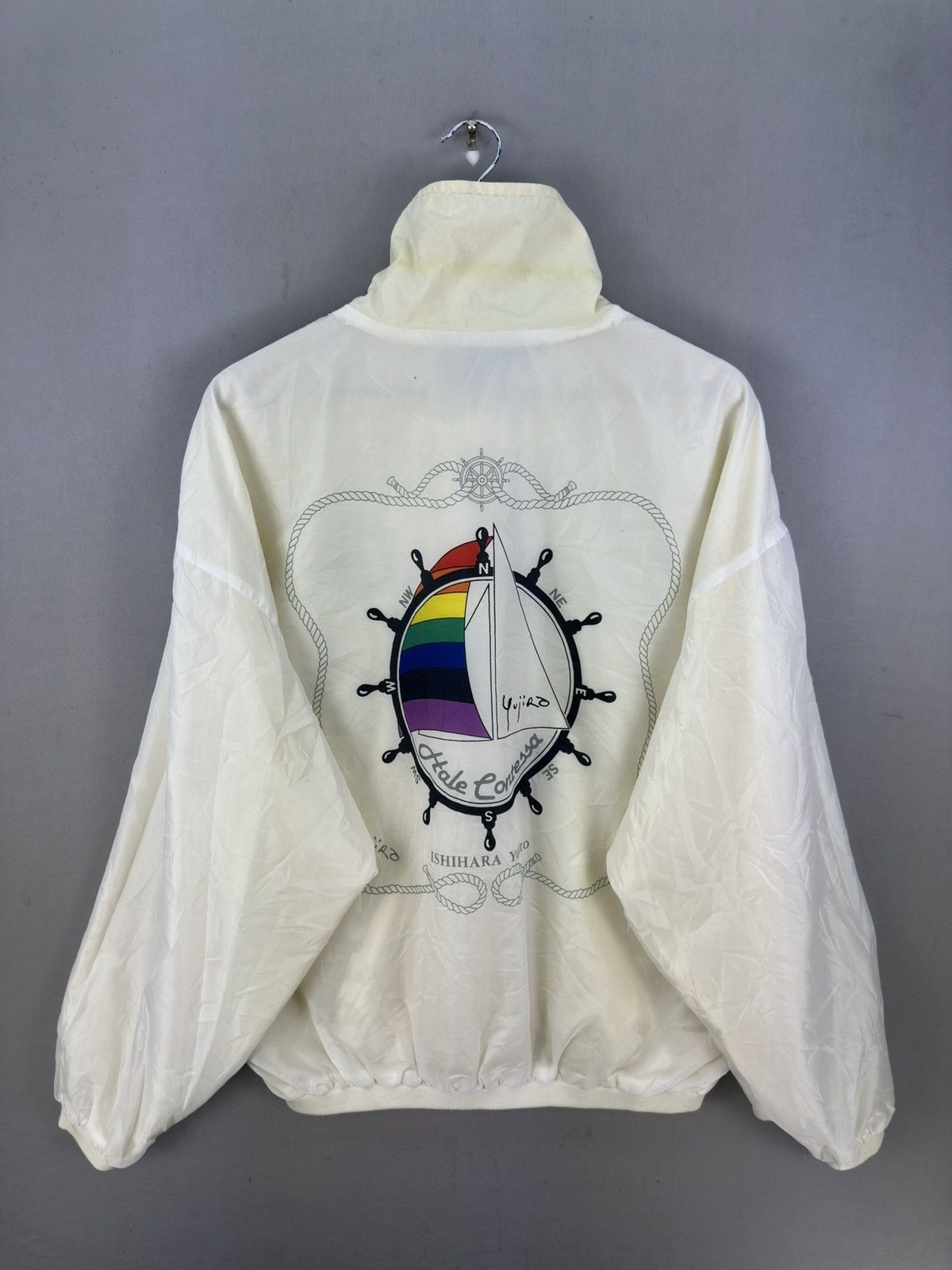 Japanese Brand Yujiro Ishihara Reversible Windbreaker Jacket Size US L / EU 52-54 / 3 - 8 Thumbnail