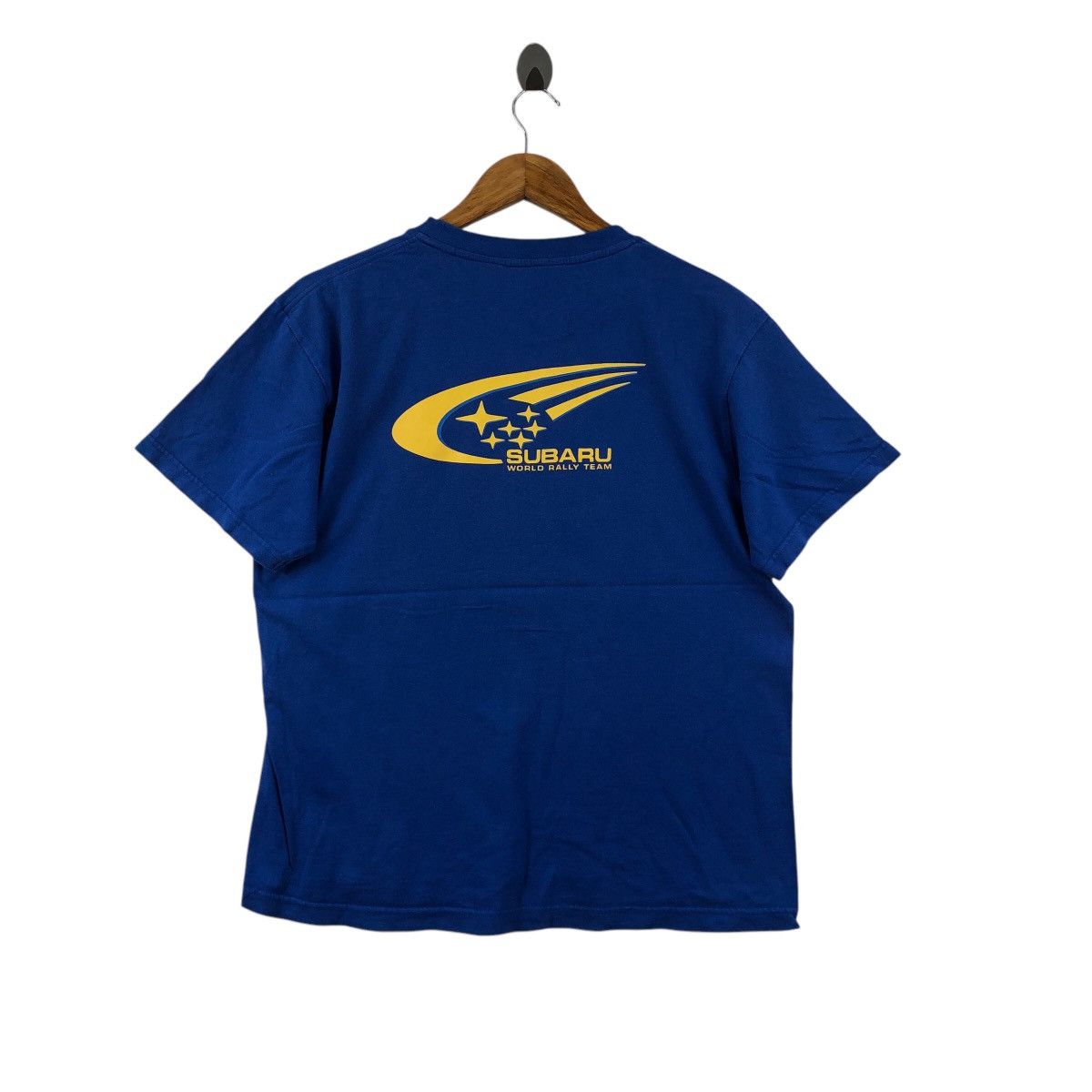 Vintage Vintage SUBARU World Rally Team Tee Shirt Racing Team Size US L / EU 52-54 / 3 - 4 Thumbnail