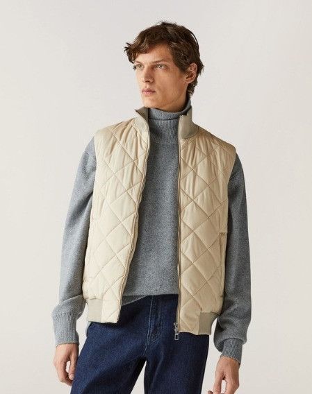 Loro Piana o1w1db10725 FAN3942 Ampay Vest in ivory Size US L / EU 52-54 / 3 - 3 Thumbnail