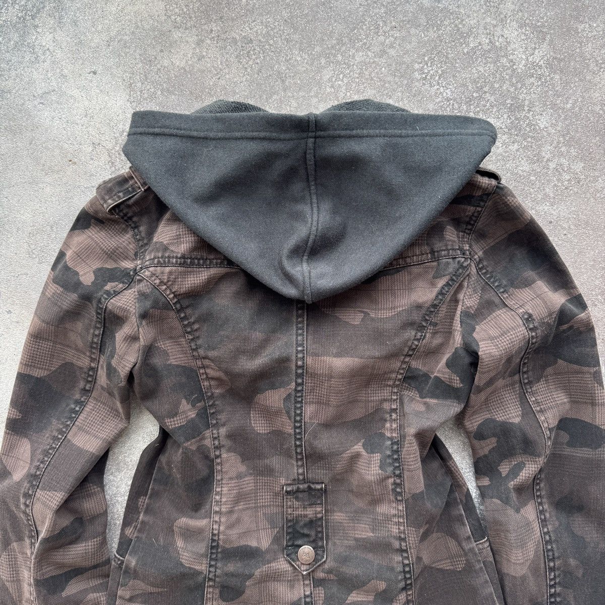 Hysteric Glamour Y2K Grunge Vintage Camo Hooded Jacket Size S / US 4 / IT 40 - 9 Thumbnail