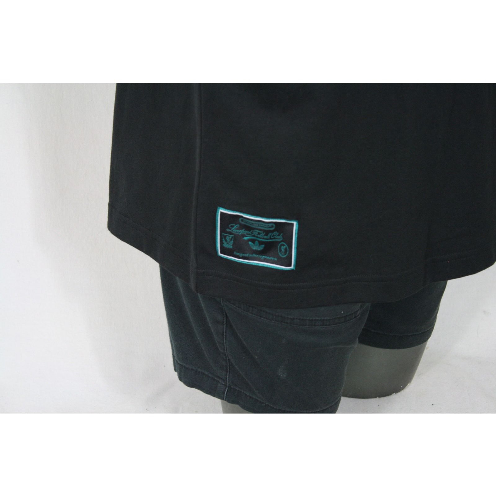 Adidas NWT Adidas Liverpool FC Terrace Icons Black Throwback Jersey Size US L / EU 52-54 / 3 - 3 Thumbnail