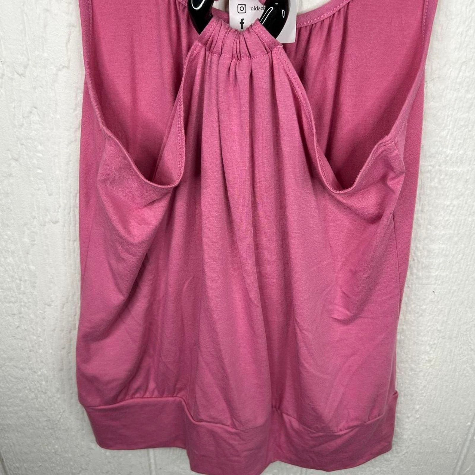 Other Vintage Y2K Pink Banded Open-Back Tank Top Small Size S / US 4 / IT 40 - 7 Thumbnail