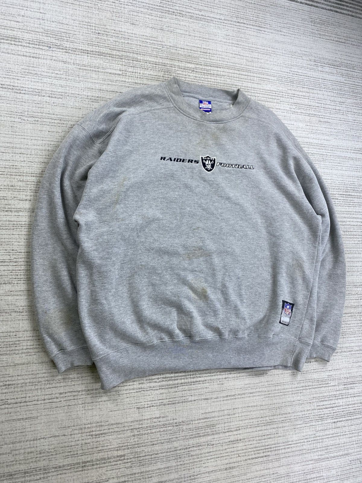NFL × Reebok × Vintage VINTAGE 199+ OAKLAND RAIDERS NFL Sweatshirt Size US XL / EU 56 / 4 - 3 Thumbnail