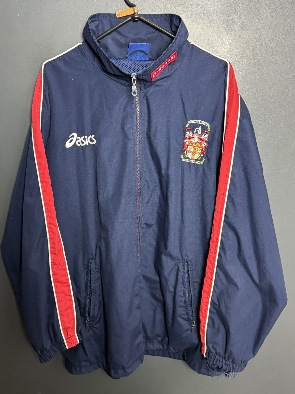 Asics Stoke City Training Football Jacket Size US L / EU 52-54 / 3 - 1 Thumbnail