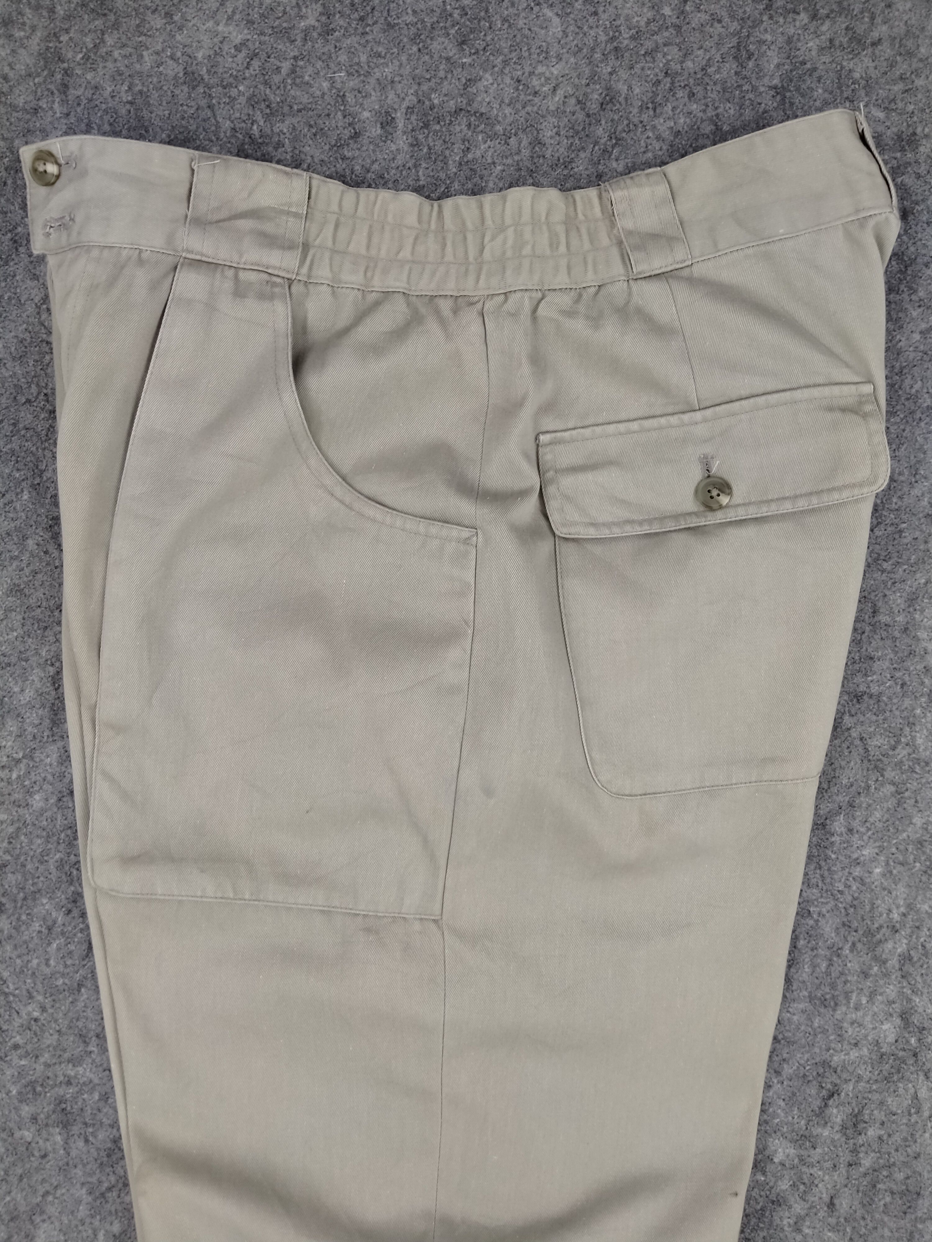 Japanese Brand Elastic/Drawstring Waist Japanese Brand Cargo 31x28.5 -CP077 Size US 31 - 3 Thumbnail