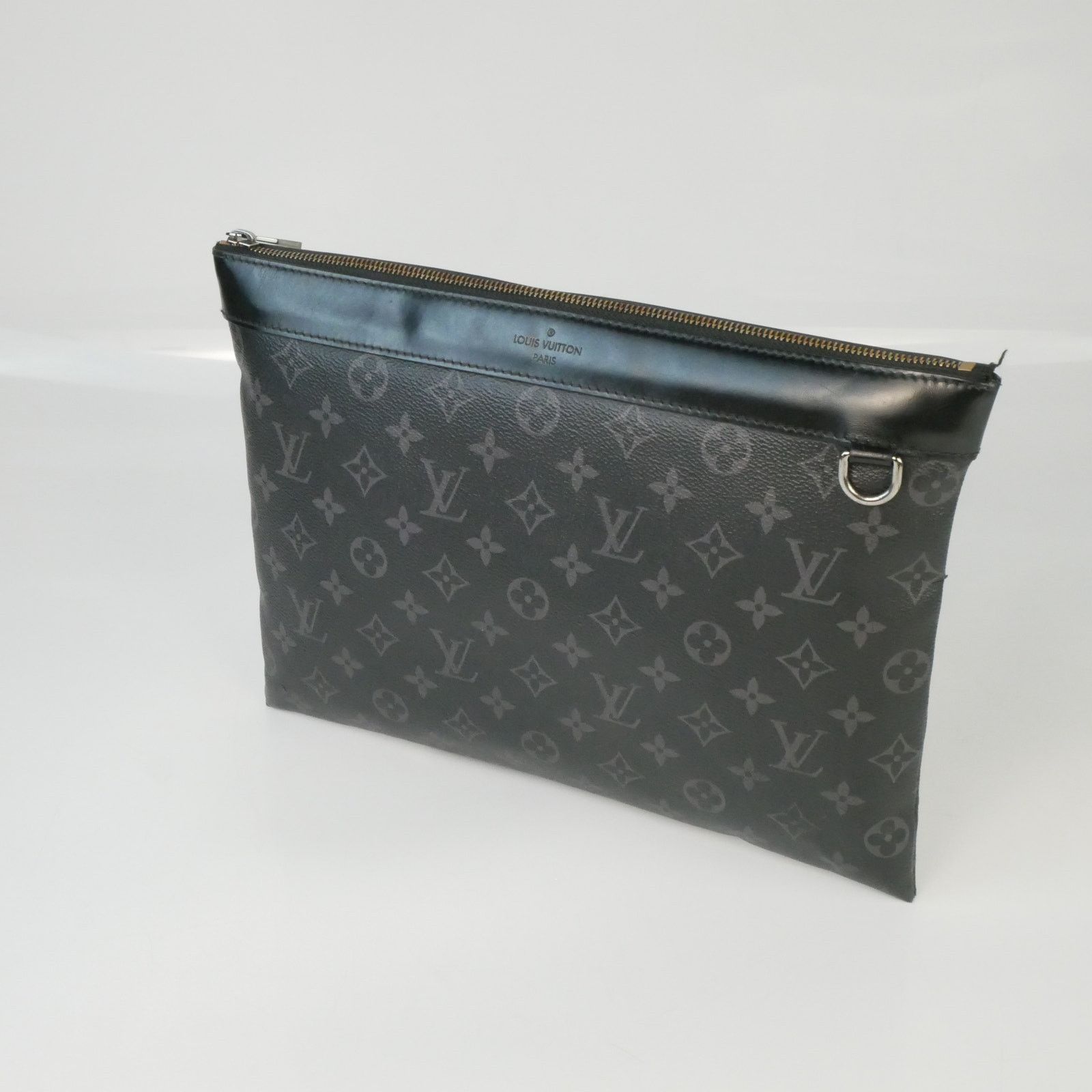 Louis Vuitton Louis Vuitton Monogram Eclipse Clutch Bag Size ONE SIZE - 3 Thumbnail
