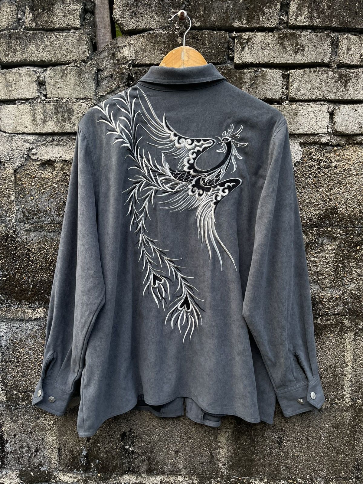 Japanese Brand Japanese Vintage Bob Mockie Embroidered Full Zip Jacket Size US XL / EU 56 / 4 - 1 Thumbnail