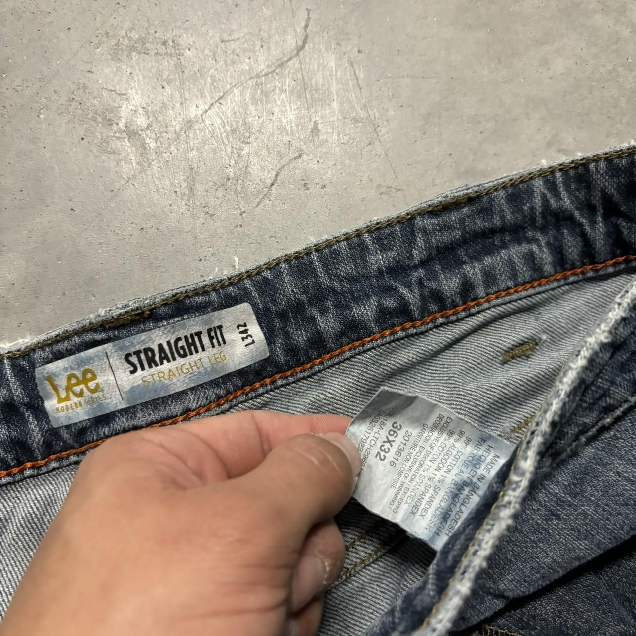 Japanese Brand × Vintage Crazy Vintage Y2K/2000s Grunge Dark Wash Denim Jeans! Size US 34 / EU 50 - 8 Thumbnail