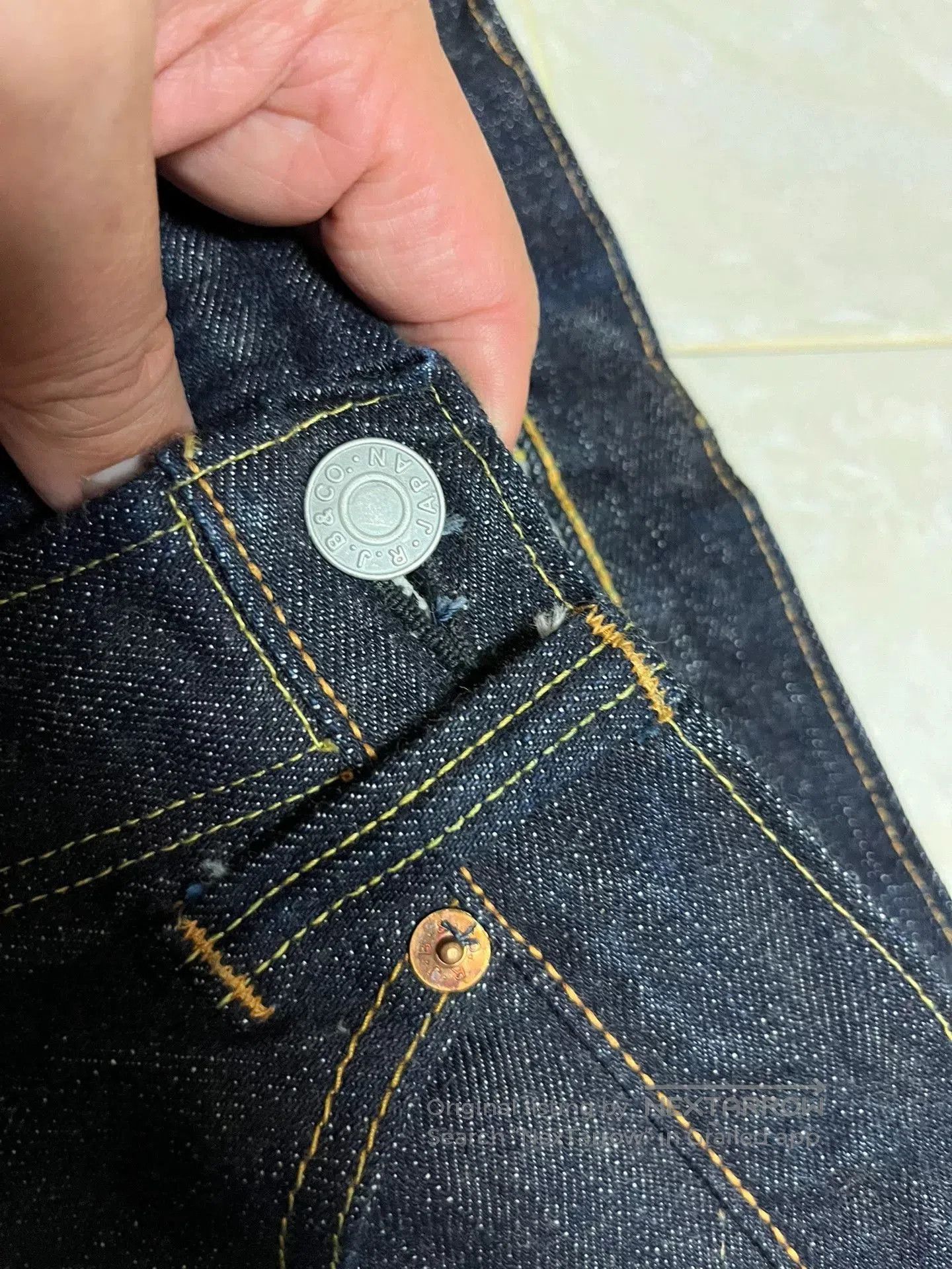 RMC Jeans Flat Head RJB D001 Denim Jeans. Size US 30 / EU 46 - 4 Thumbnail
