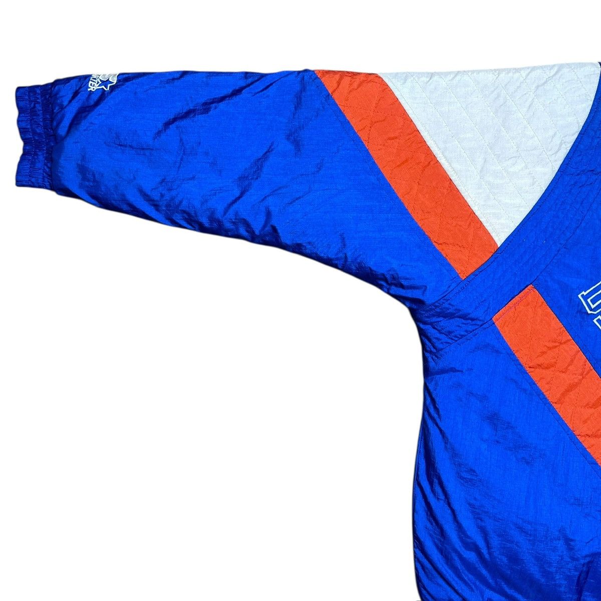 Starter Vintage 1990s NFL Denver Broncos Starter Blue Puffer Jacket Size US L / EU 52-54 / 3 - 15 Thumbnail