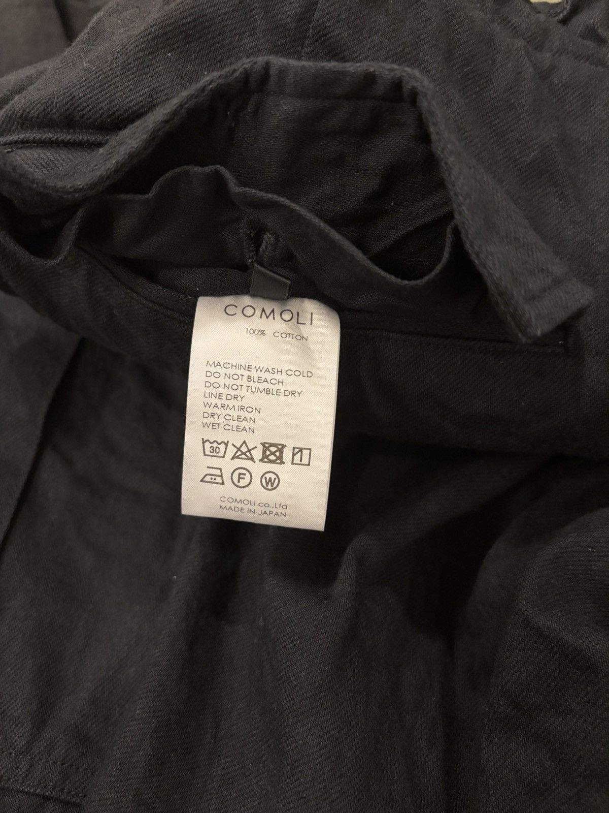 Comoli Comoli Black Denim BDU Pants Size 3 Size US 34 / EU 50 - 12 Thumbnail
