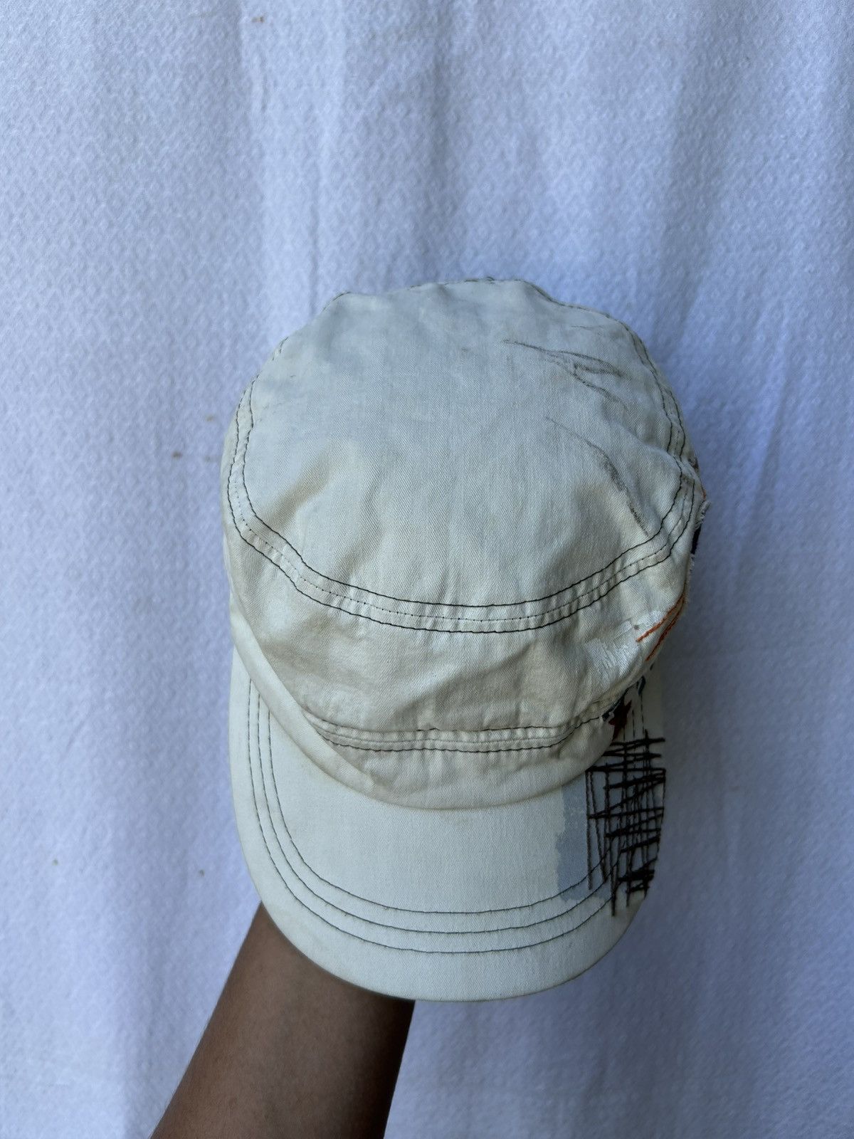 If Six Was Nine 💸BINDINGOFFER💸Japanese cadet patch distressed style hats Size ONE SIZE - 4 Thumbnail