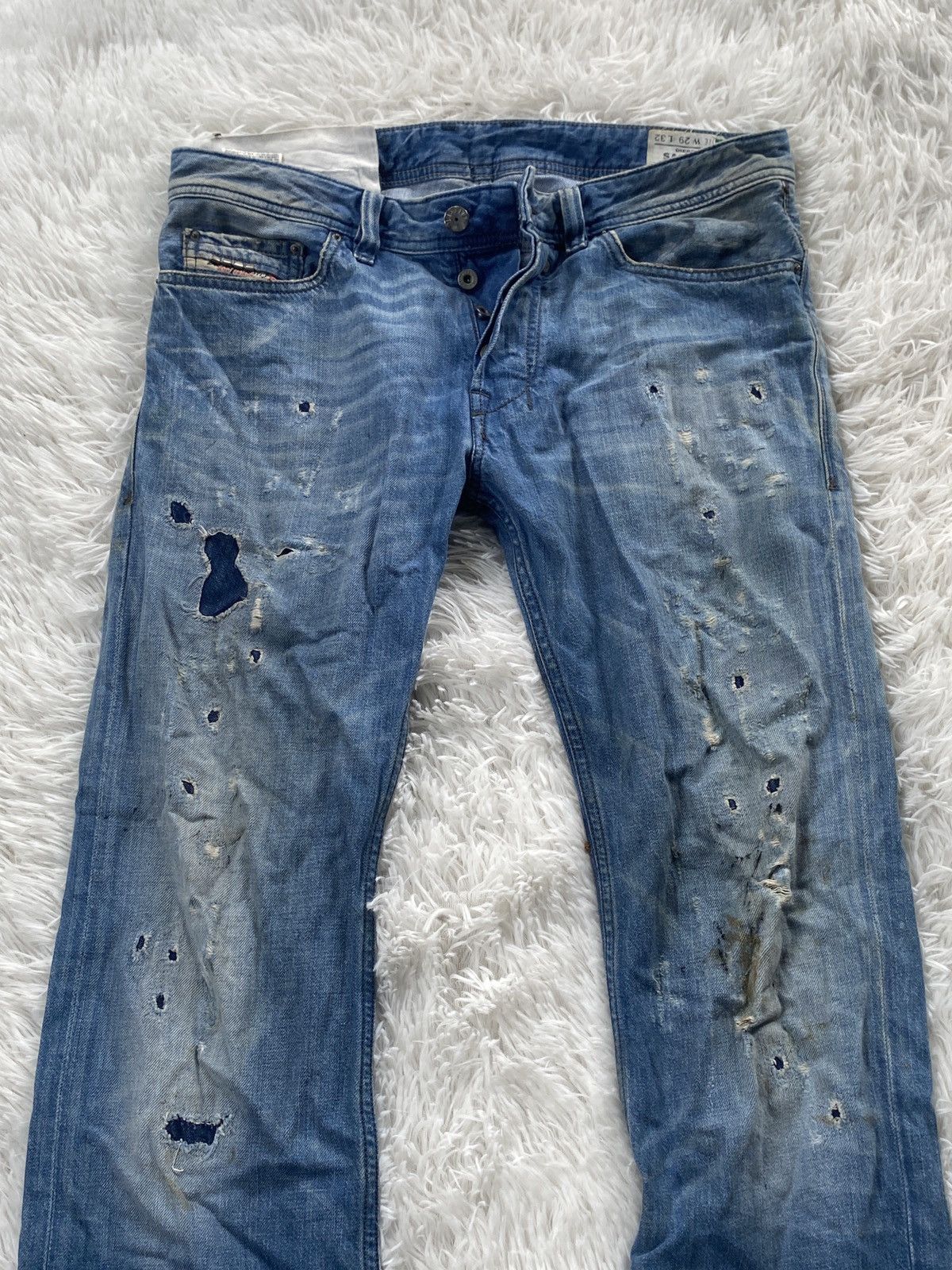 Diesel 💥BINDING NOW💥Diesel Industry Safado Rare Men’s Jeans Italy Size US 33 - 4 Thumbnail