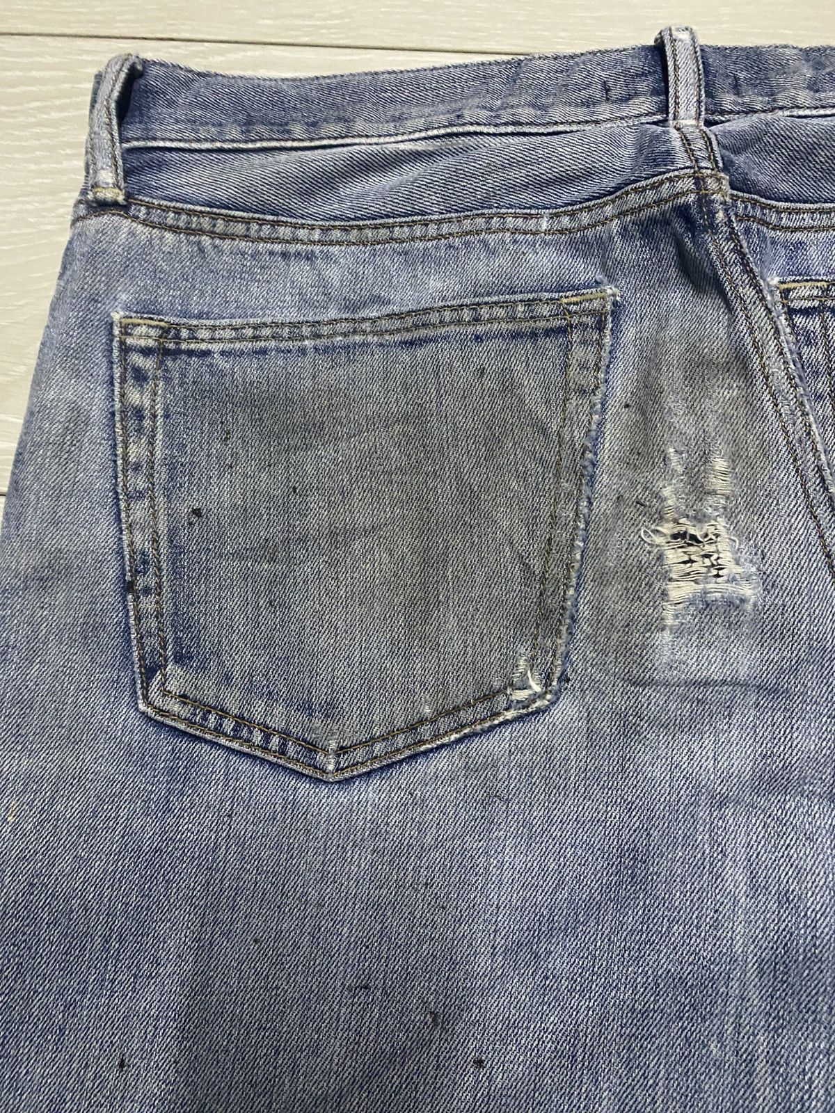 Uniqlo Vintage Uniqlo Grunge Distressed Loose Jeans Size US 36 / EU 52 - 10 Thumbnail