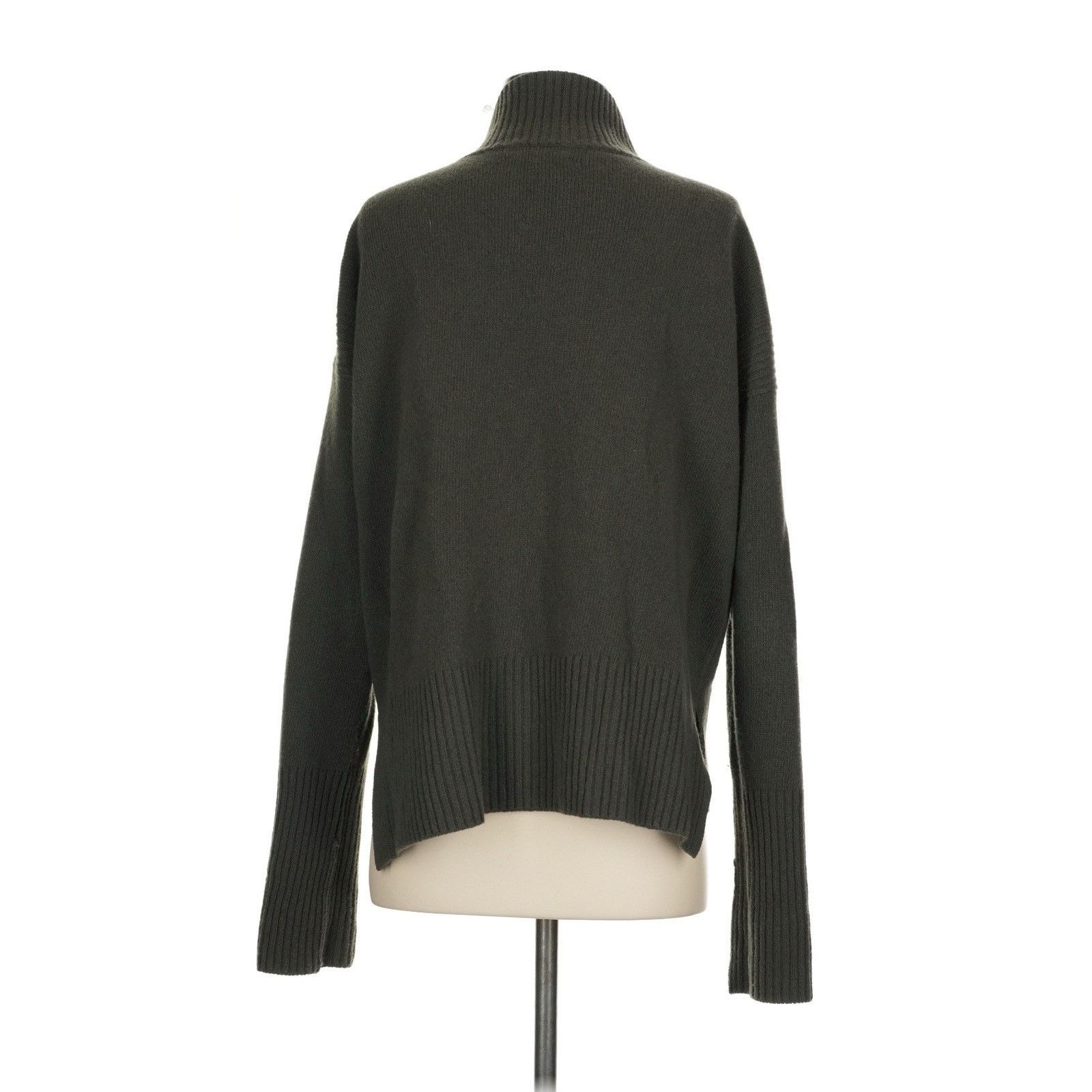 Other Beaufort & Blake Green Mockneck Jumper Wool Sweater Pullover Size S / US 4 / IT 40 - 2 Thumbnail