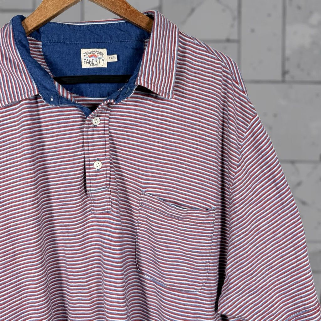 Faherty Faherty Polo Shirt - Mens XXL Size US XXL / EU 58 / 5 - 1 Thumbnail