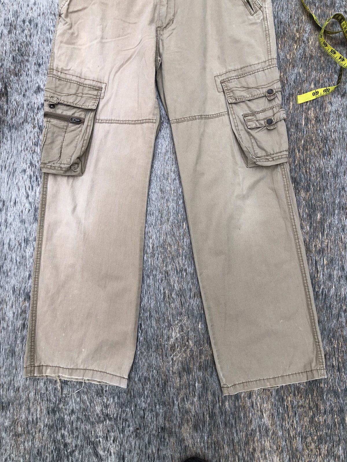 Japanese Brand Vintage Cargo Pants 8 Pocket Rare Design Size US 36 / EU 52 - 3 Thumbnail