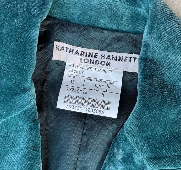Katharine Hamnett London KATHARINE HAMNETT LONDON Corduroy Blazer Size M / US 6-8 / IT 42-44 - 2 Thumbnail