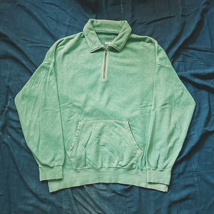 Visvim Jumbo sweat PO zip (uneven dye) | Grailed