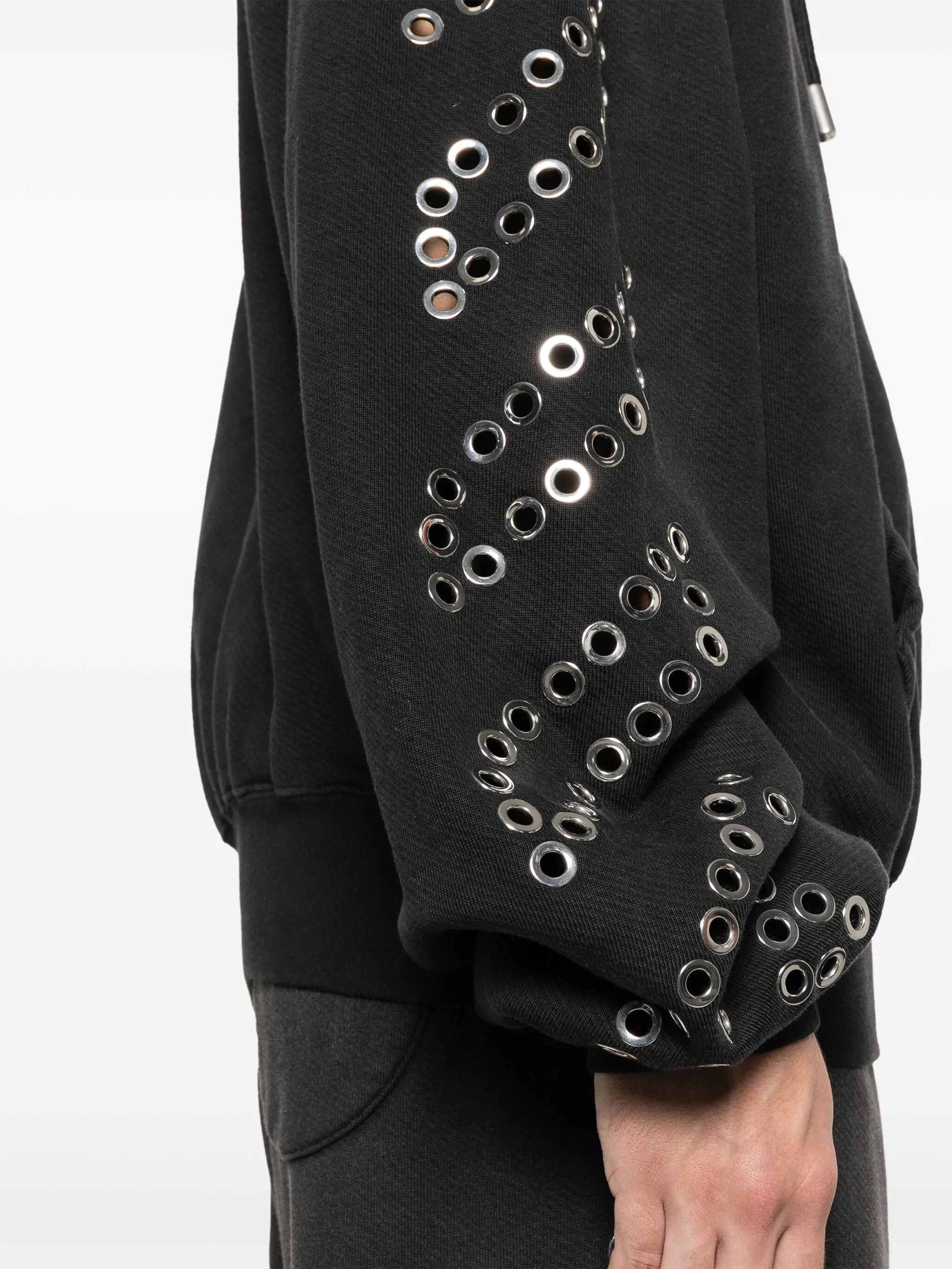 Off-White o1y0325 Hoodie in Black Size US M / EU 48-50 / 2 - 2 Thumbnail