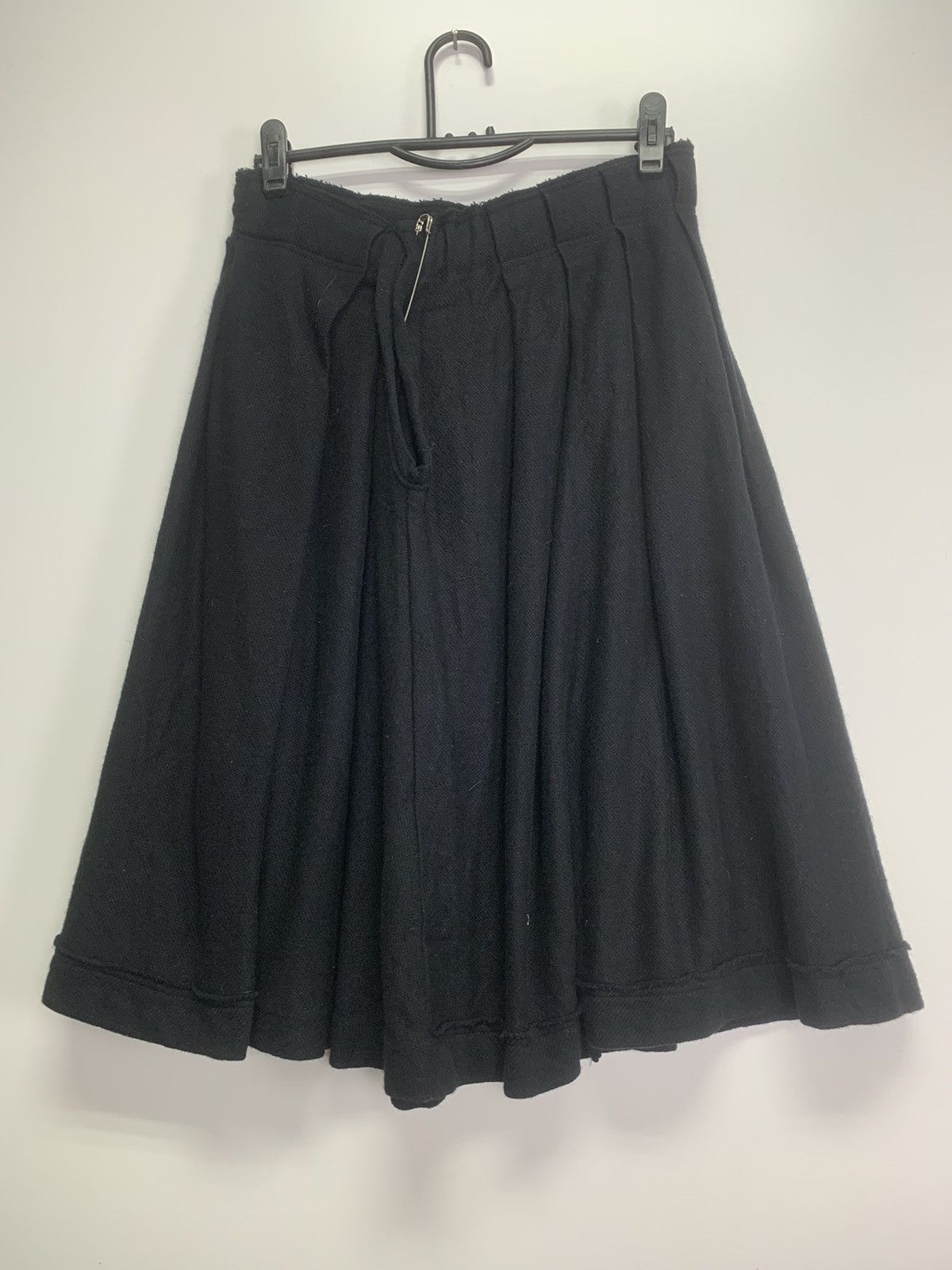Yohji Yamamoto Y’s by Yohji Yamamoto Midi Skirt Size 26" / US 2 / IT 38 - 8 Thumbnail