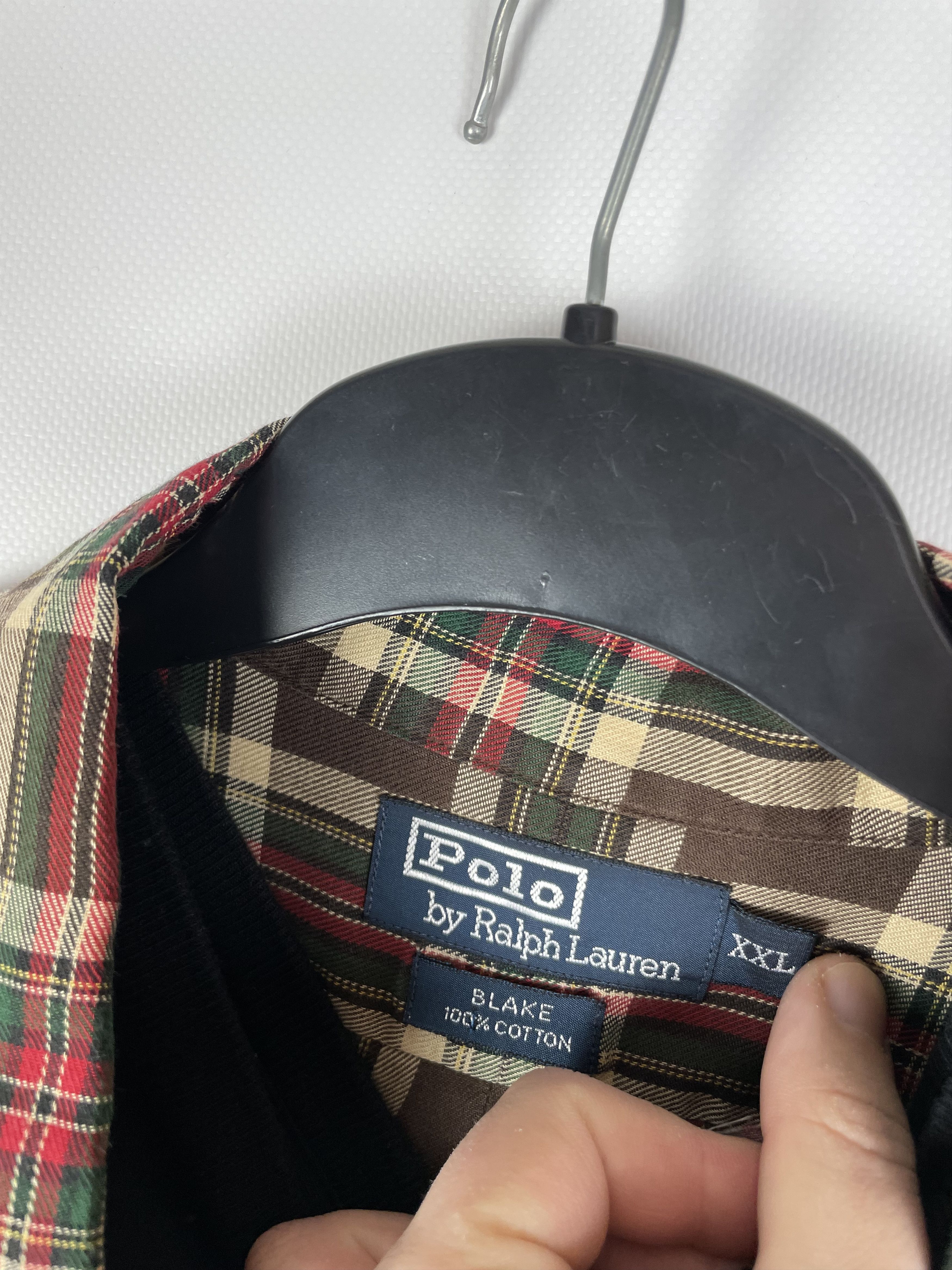 Flannel Flannel Polo Ralph Lauren Vintage Mens Shirt Size US XXL / EU 58 / 5 - 4 Thumbnail