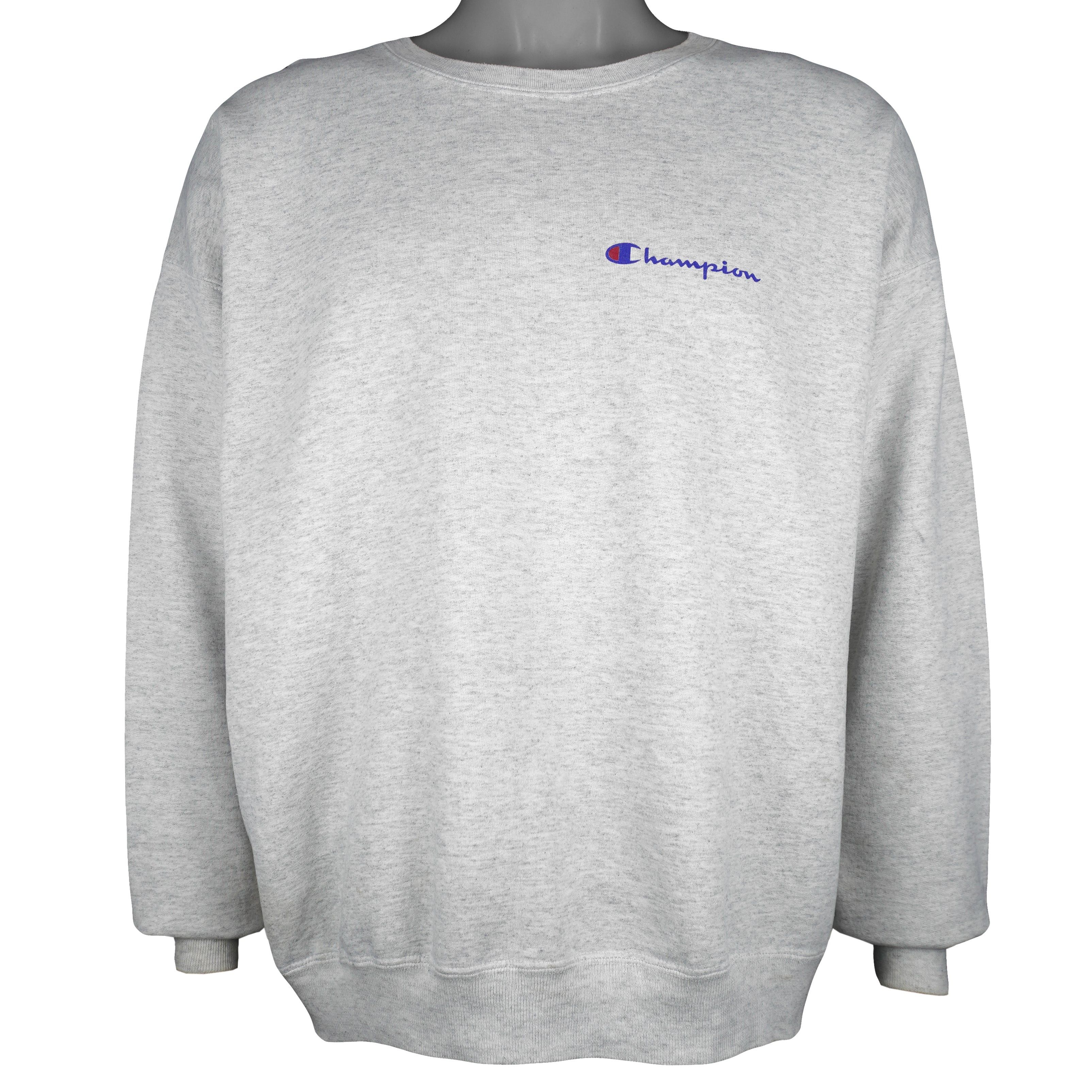 Champion Classic Embroidered Crew Neck Sweatshirt 1990s Size US XL / EU 56 / 4 - 1 Thumbnail