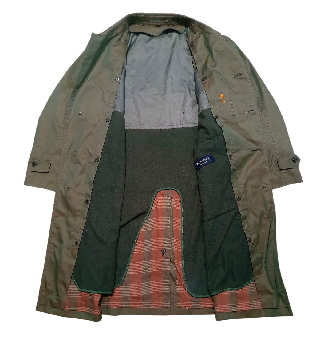 Yves Saint Laurent Green Chamaeleonidae YSL Double Inner Long Jacket Size US XL / EU 56 / 4 - 3 Thumbnail