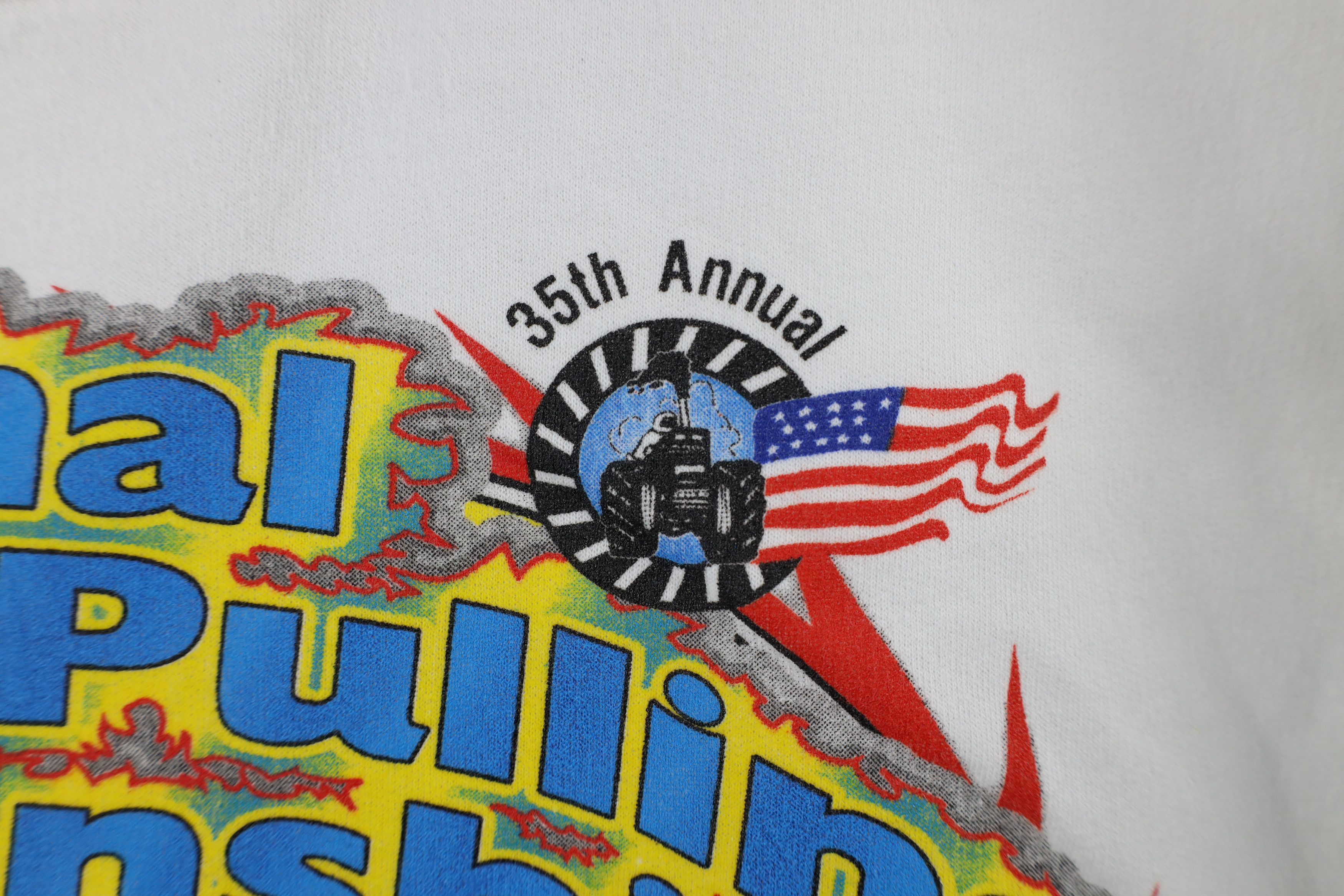 Vintage Vintage Y2K 2001 Pulling Championship Sweatshirt White Size US XXL / EU 58 / 5 - 6 Thumbnail