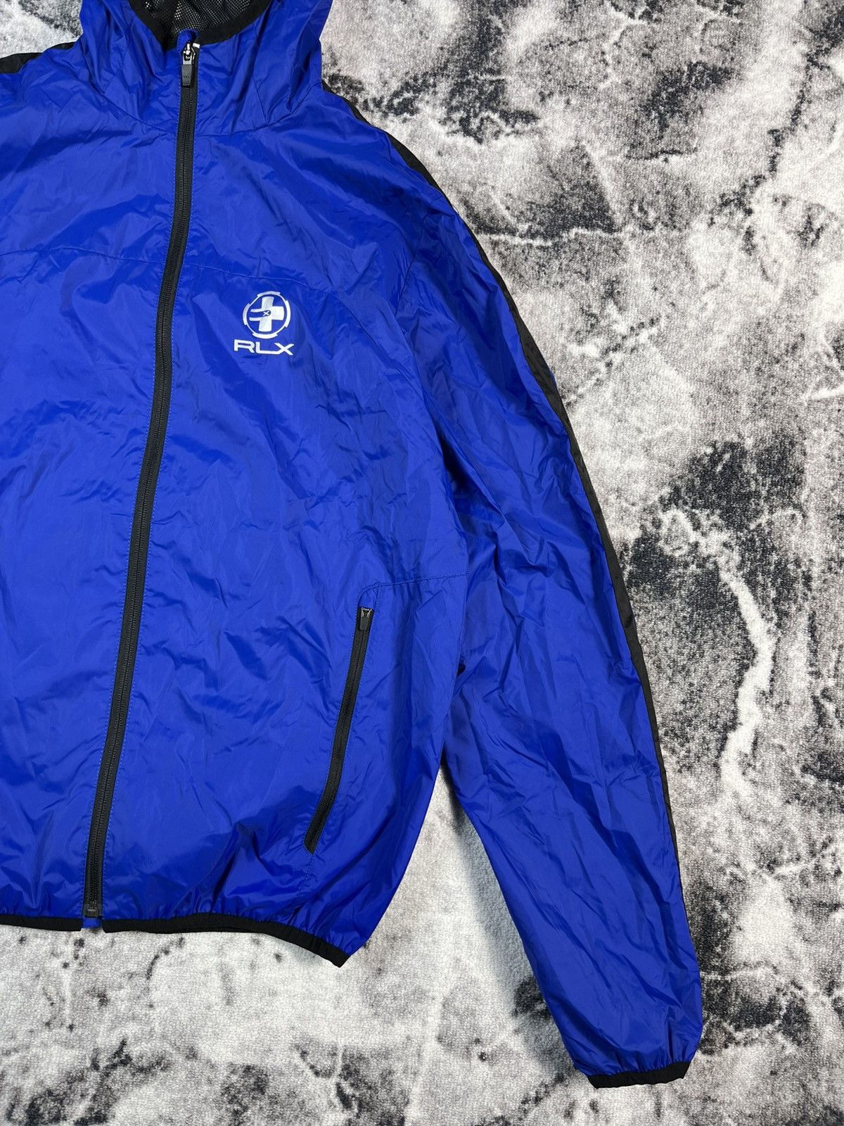 Polo Ralph Lauren RLX Ralph Lauren Blue Hooded Jacket Lightweight Fits S-M Size US S / EU 44-46 / 1 - 3 Thumbnail
