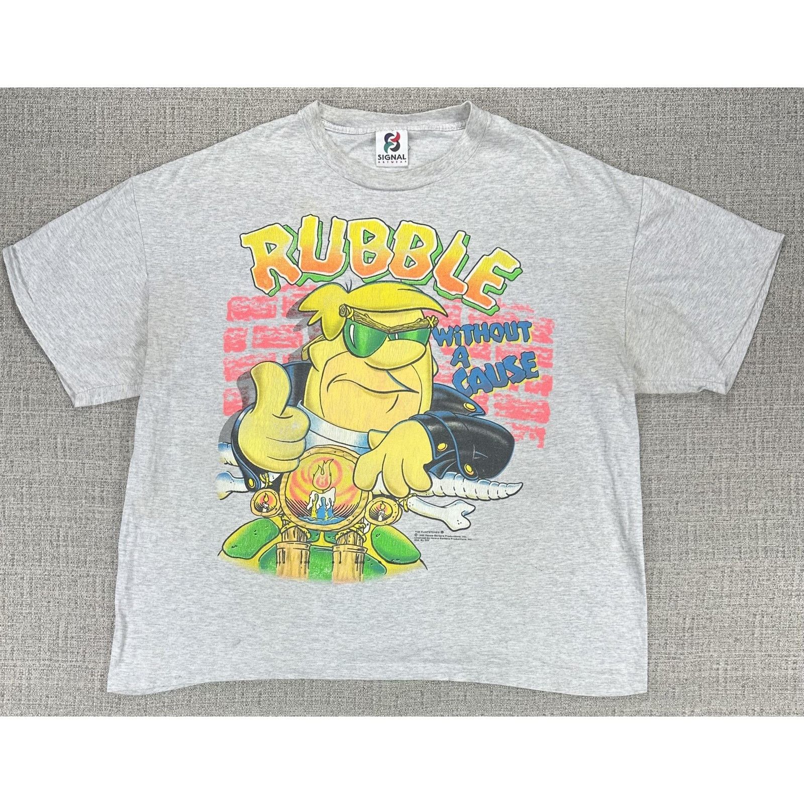 Other Flintstones Barney Rubble Shirt XL Without a Cause 90s USA Size US XL / EU 56 / 4 - 1 Thumbnail