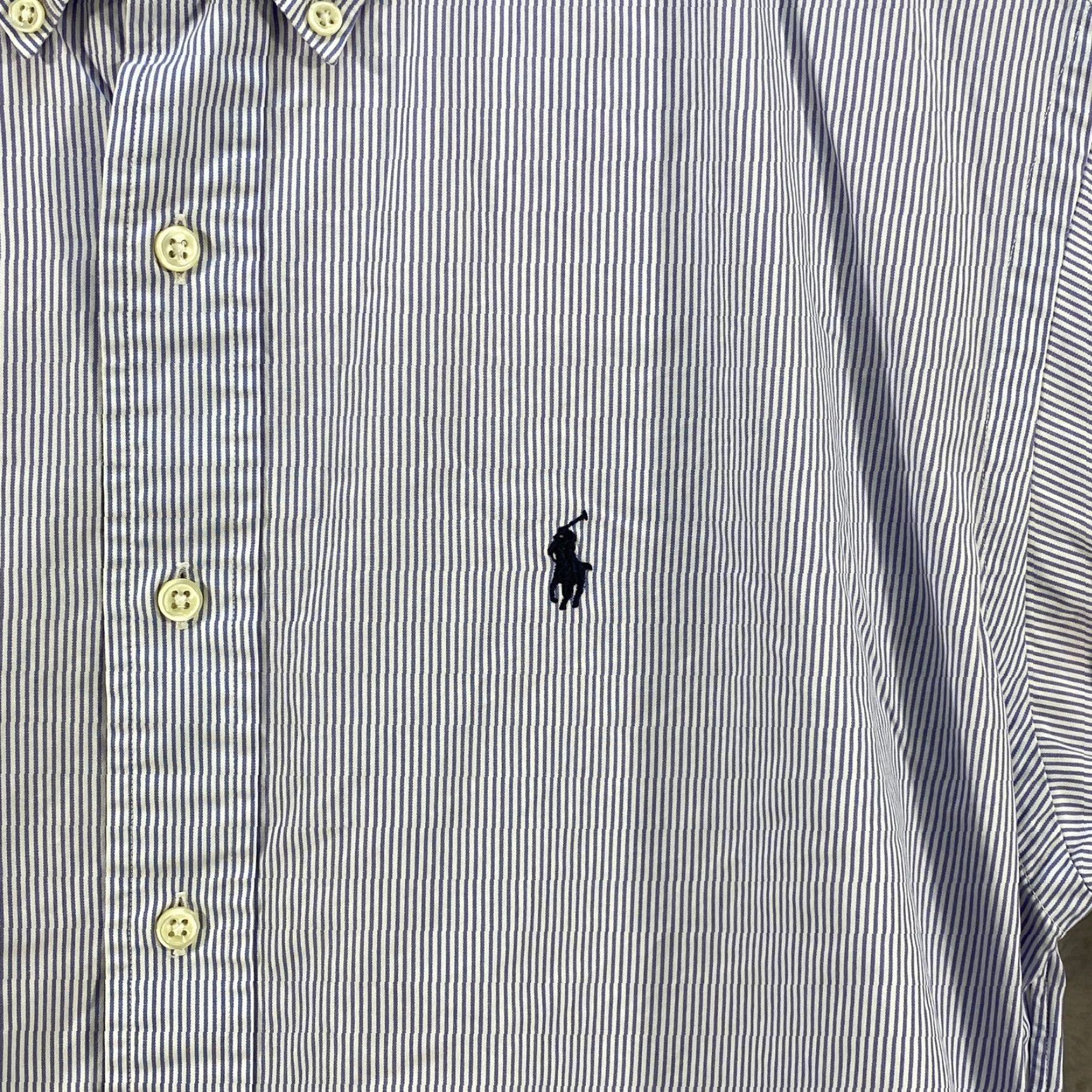 Ralph Lauren VINTAGE Ralph Lauren Blake Long Sleeve Button Up Striped Shirt Mens Medium Polo Pony Size US M / EU 48-50 / 2 - 3 Thumbnail