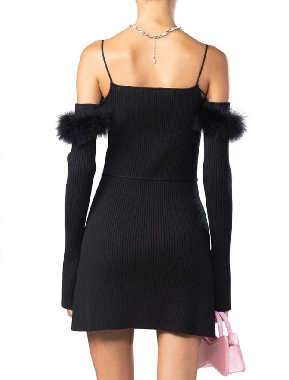 MACH & MACH MACH & MACH Feather-Embellished Minidress size XL Size XL / US 12-14 / IT 48-50 - 2 Thumbnail