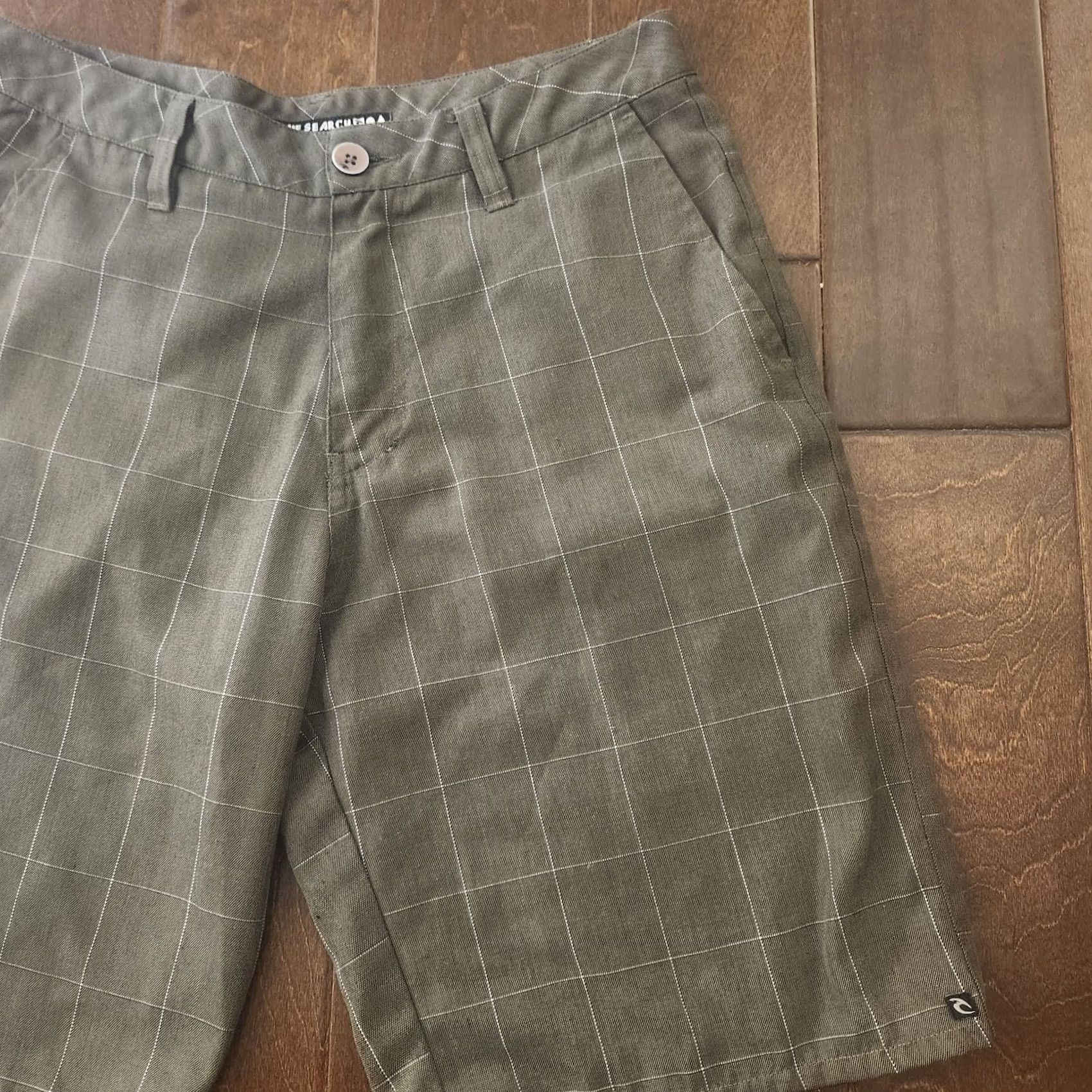 Rip Curl Rip Curl Shorts Mens 32 Plaid Flat Front Casual Chino Surf Gray Regular Mens Size US 32 / EU 48 - 5 Thumbnail