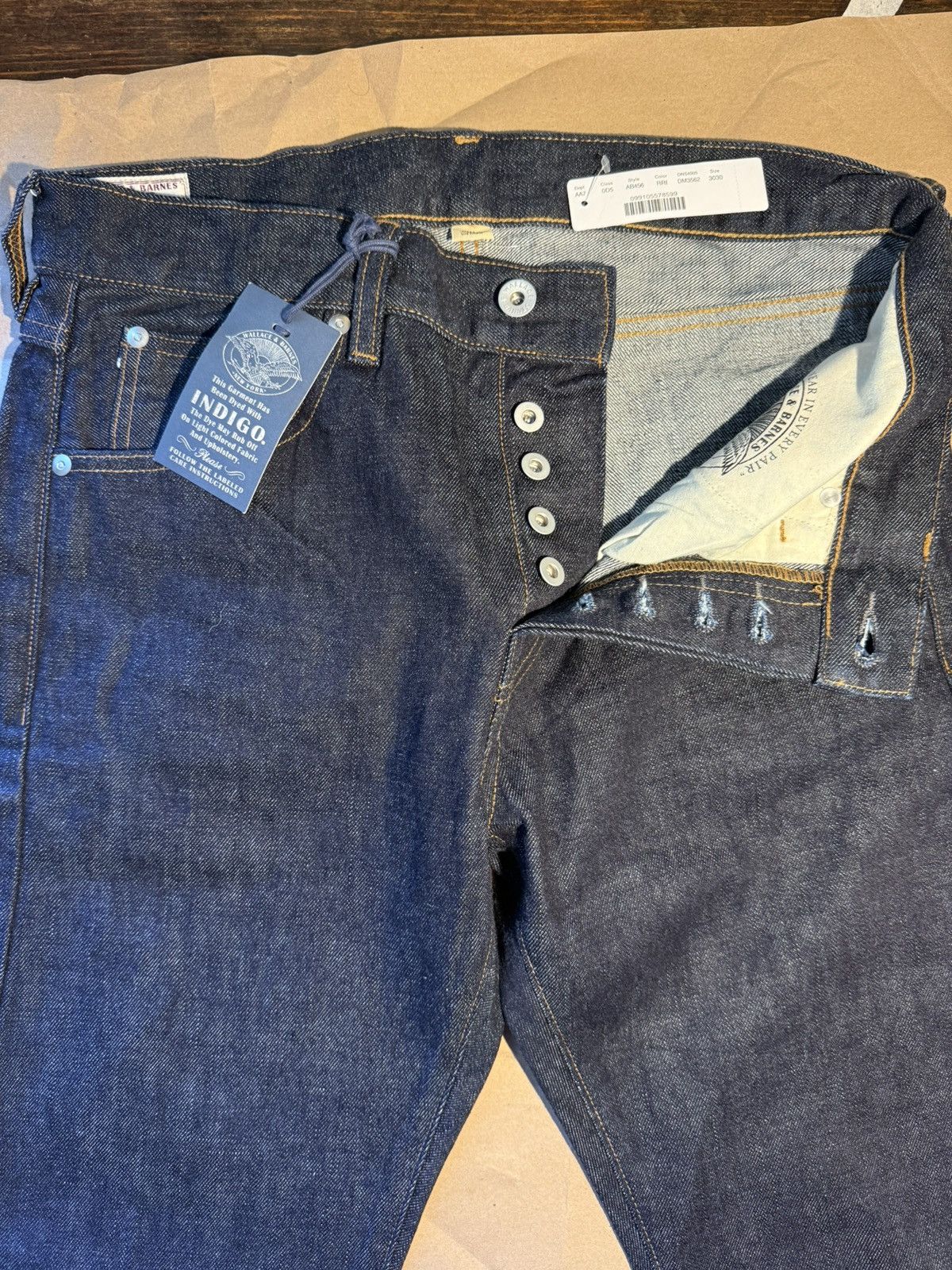 Wallace & Barnes Wallace and Barnes Slim Japanese Selvedge Denim Size US 30 / EU 46 - 4 Thumbnail