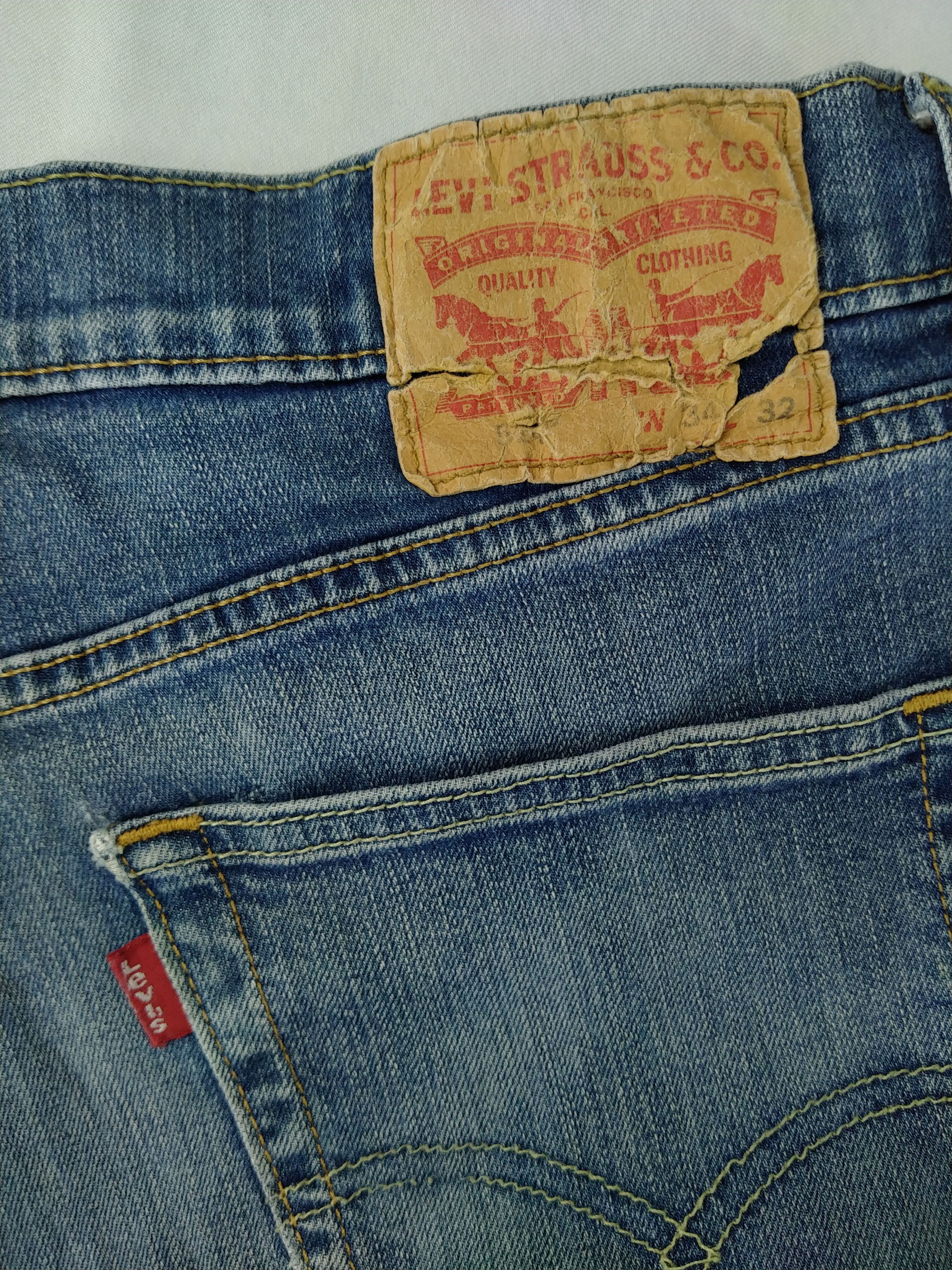 Vintage Distressed Vintage Levi's Denim 33x30.5 -JN715 Size US 33 - 11 Thumbnail