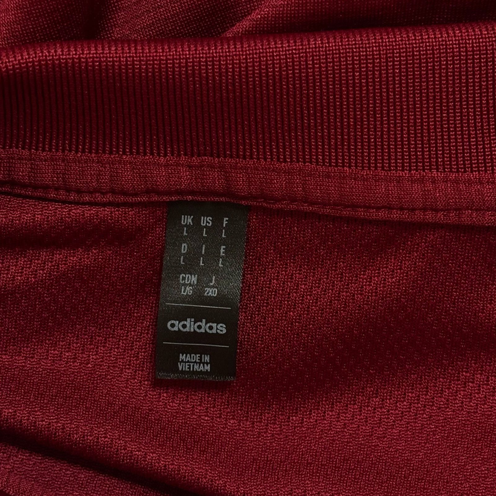 Adidas Adidas Burgundy Performance Polo | Sz L Size US L / EU 52-54 / 3 - 6 Thumbnail