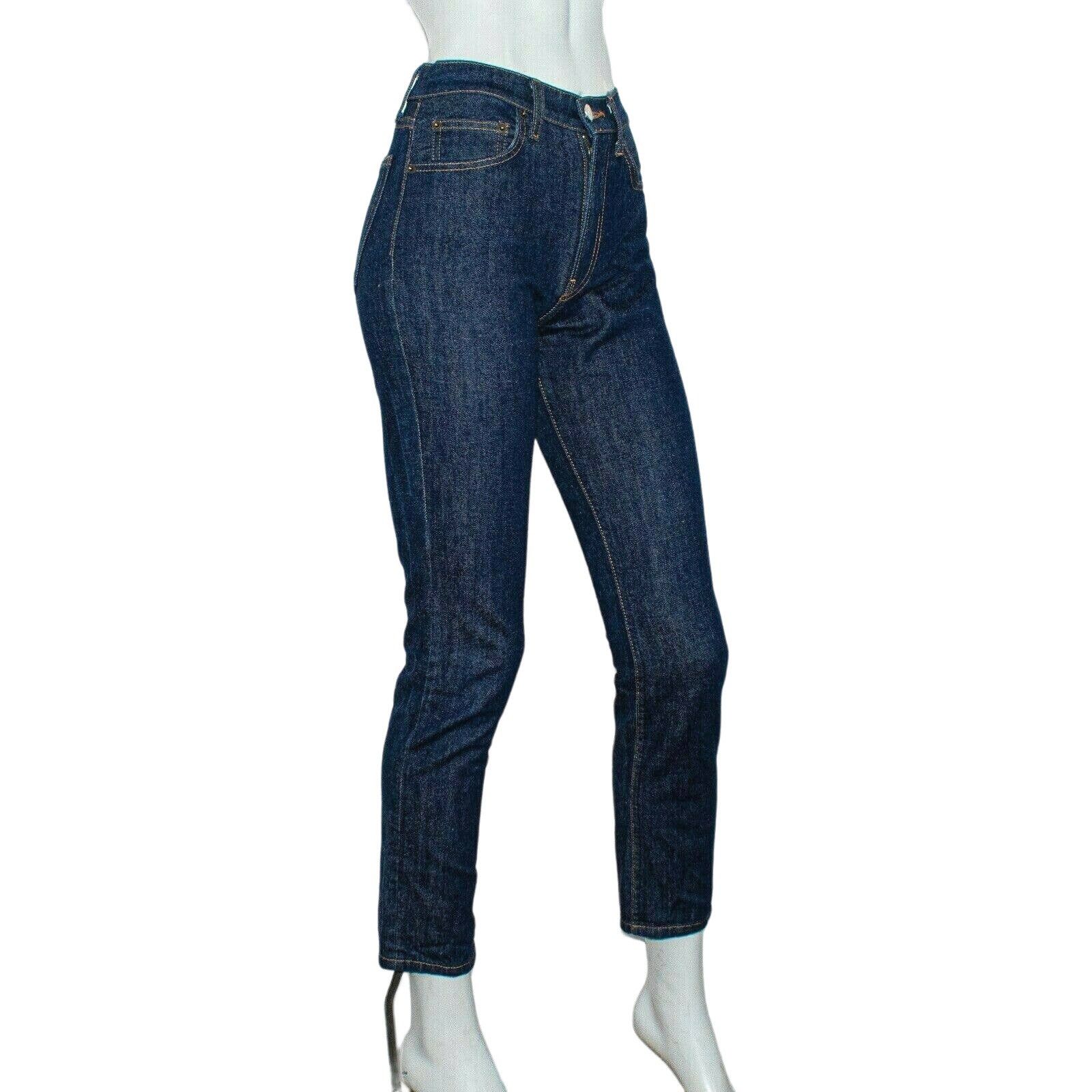 Reformation Reformation Julia High Rise Cigarette Jeans in Volta Wash Size 24" / US 00 / IT 34 - 5 Thumbnail