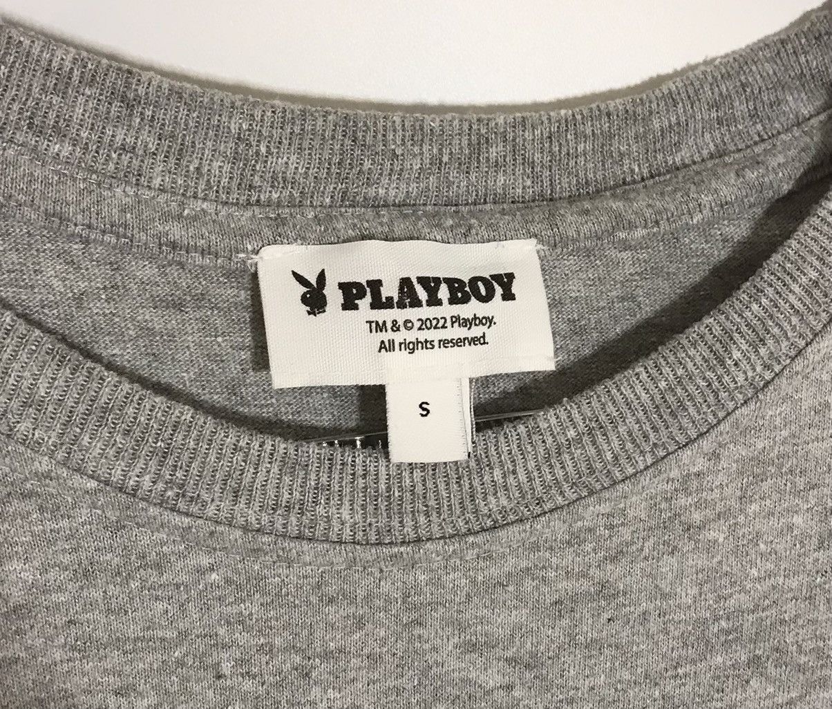 Playboy Playboy Womens T-Shirt Gray Size S Size S / US 4 / IT 40 - 3 Thumbnail